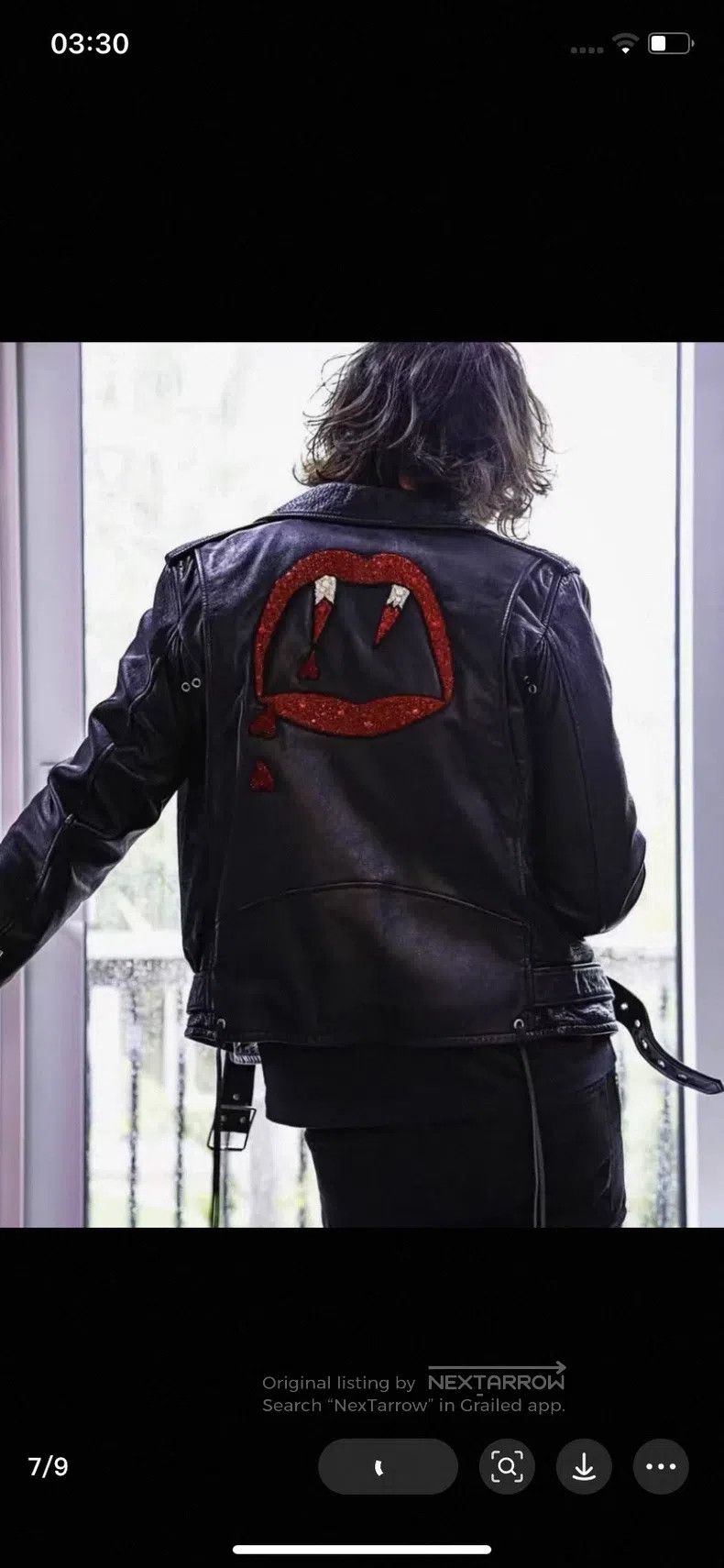 Saint Laurent Paris Saint Laurent Paris Blood tooth leather jacket Size US M / EU 48-50 / 2 - 6 Thumbnail