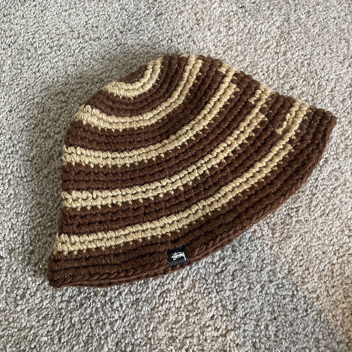 Stussy Stussy Swirl Knit Bucket Hat Grailed