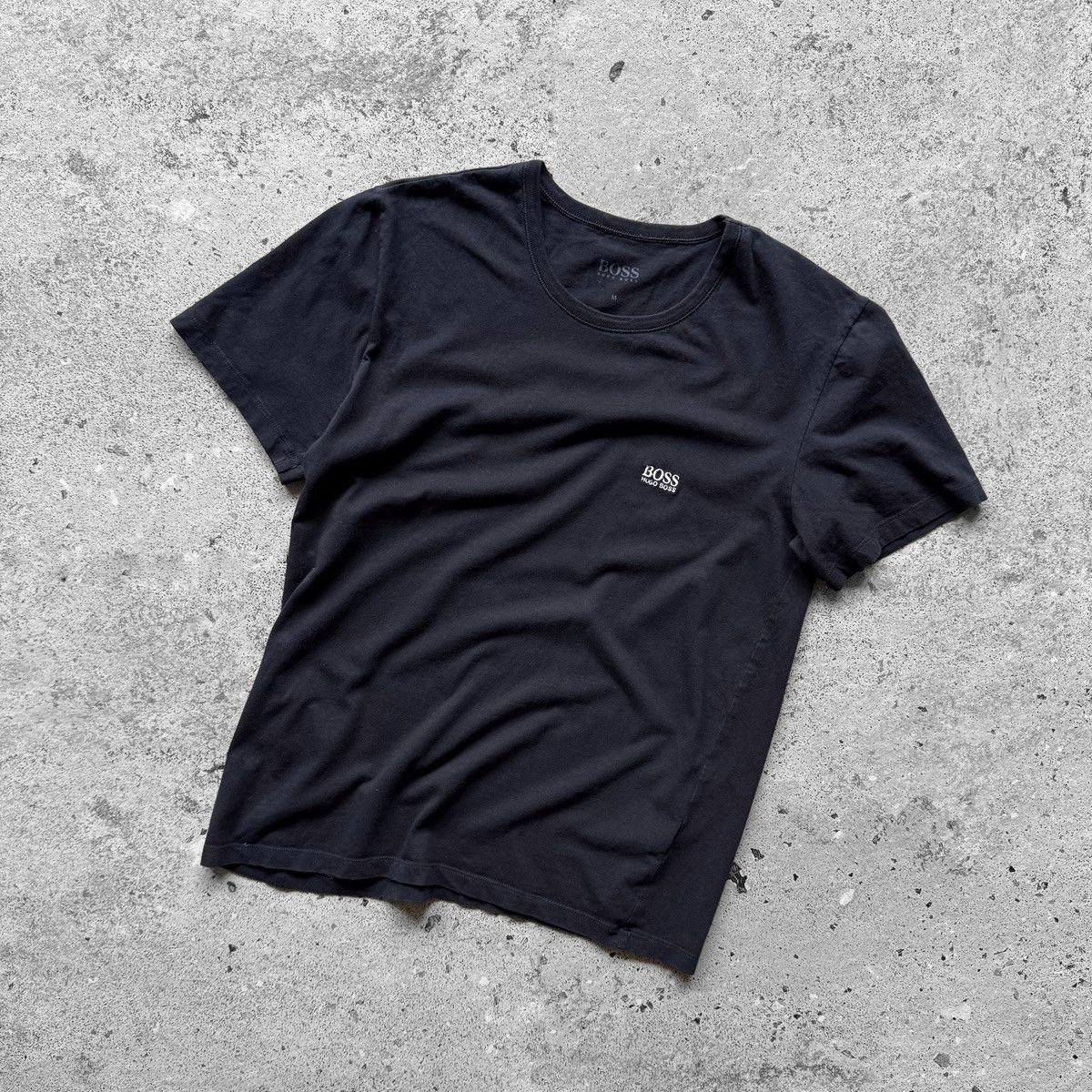 Hugo Boss Hugo Boss Mens Blue Short Sleeve Crew T-Shirt Small Logo Size US M / EU 48-50 / 2 - 1 Thumbnail