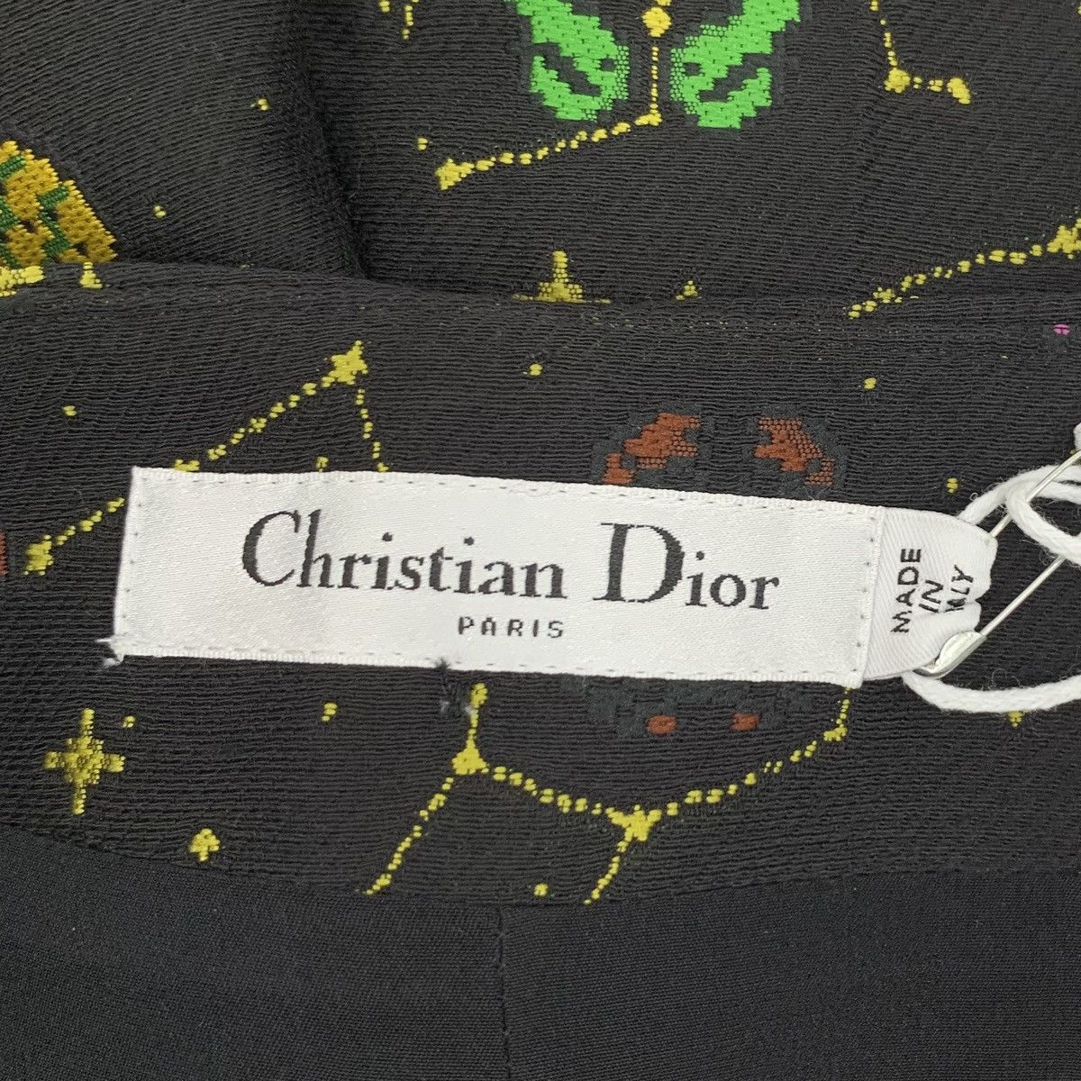 Dior Dior Black Full-Print Constellation Pattern Shorts K26WX Size 26" / US 2 / IT 38 - 5 Thumbnail