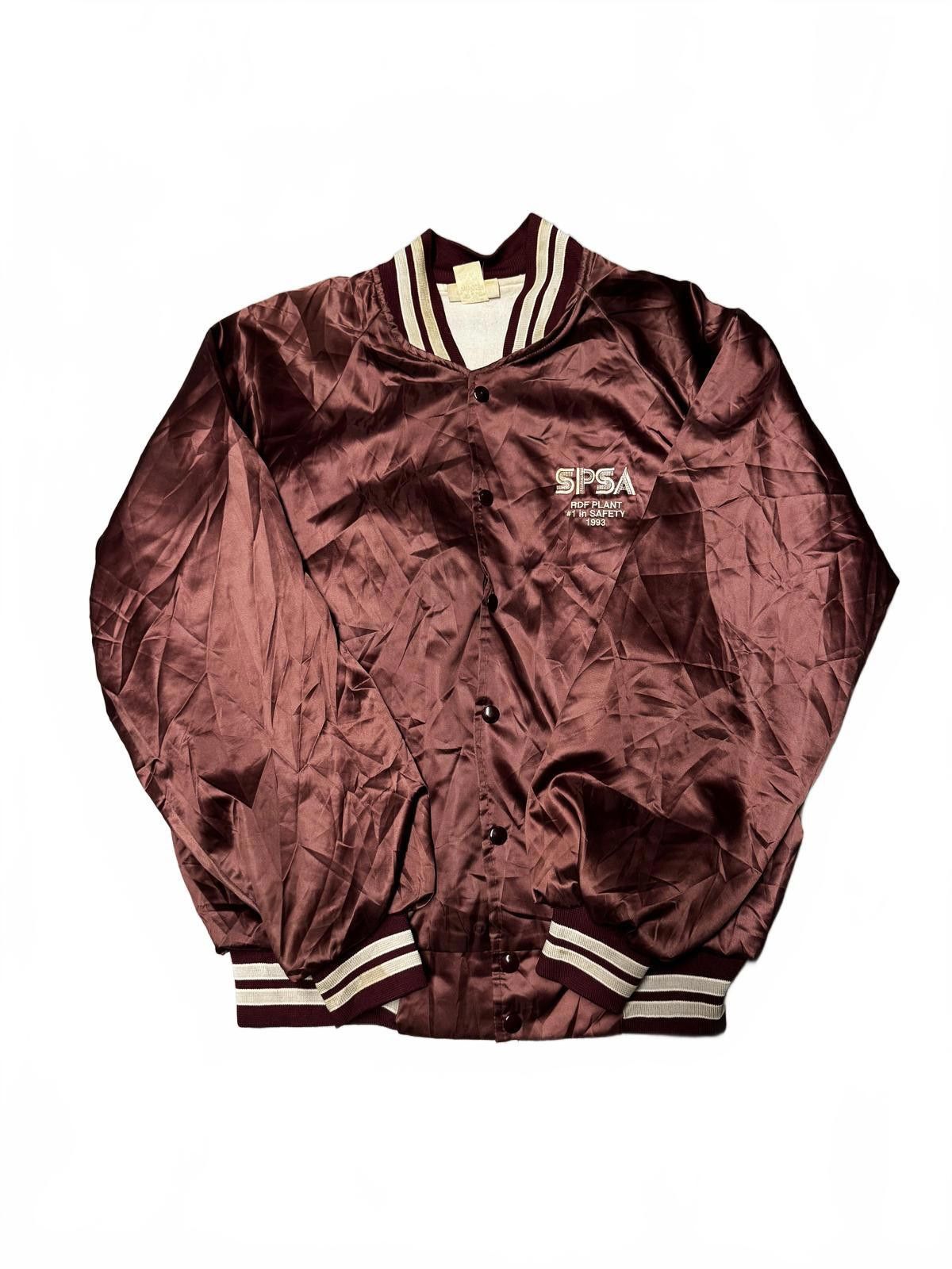 Other Vintage SPSA Satin Bomber Jacket Size US L / EU 52-54 / 3 - 2 Thumbnail