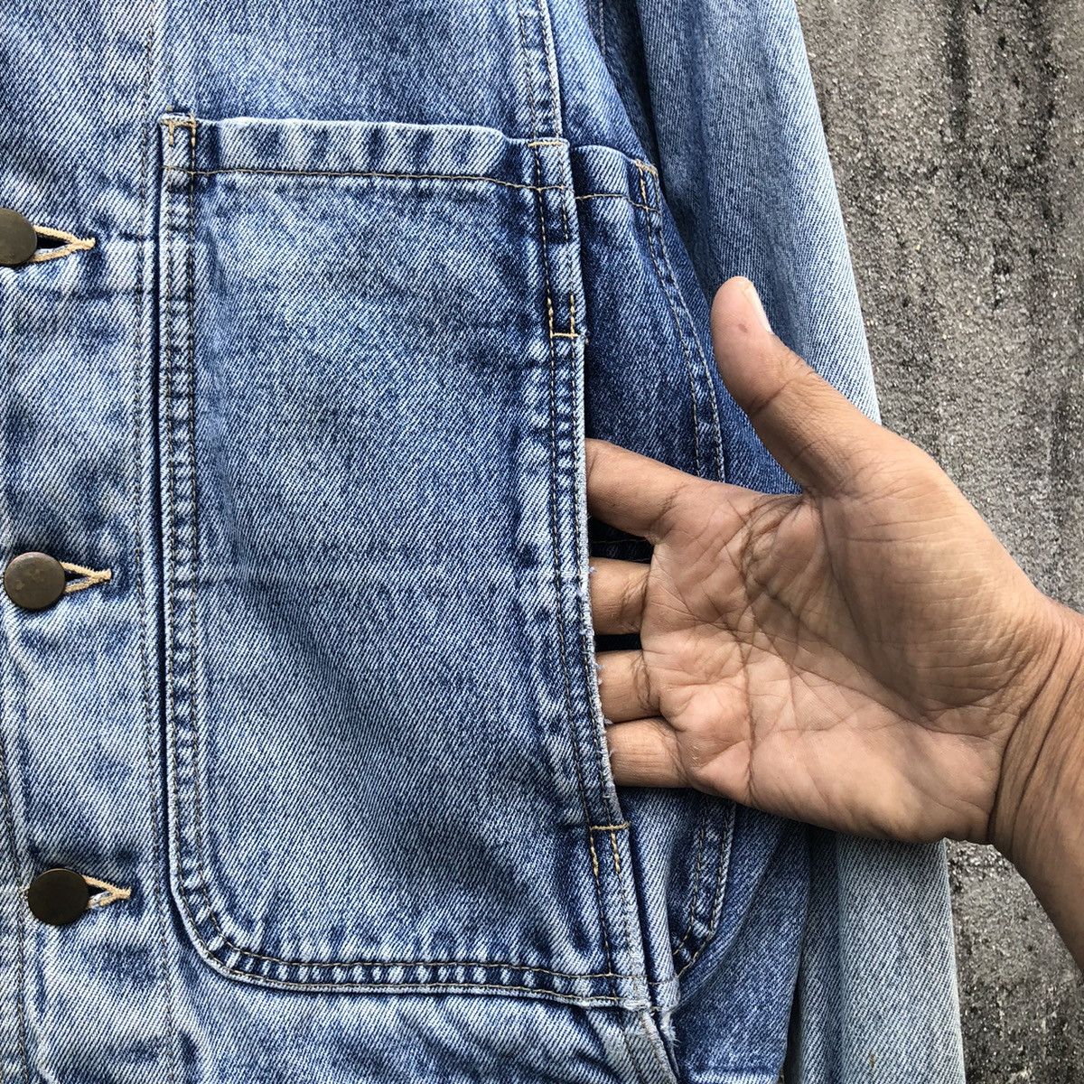 Vintage Vintage 80s / 90s Trucker Denim Jacket Size US M / EU 48-50 / 2 - 10 Thumbnail