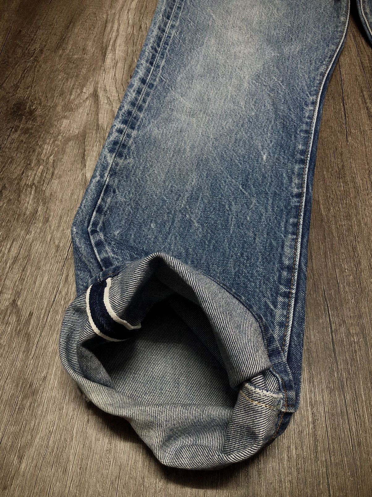 Levi's × Levi's Vintage Clothing Vintage Levi's button stamp 524 Rindem Selvedge Jeans Size US 30 / EU 46 - 3 Thumbnail