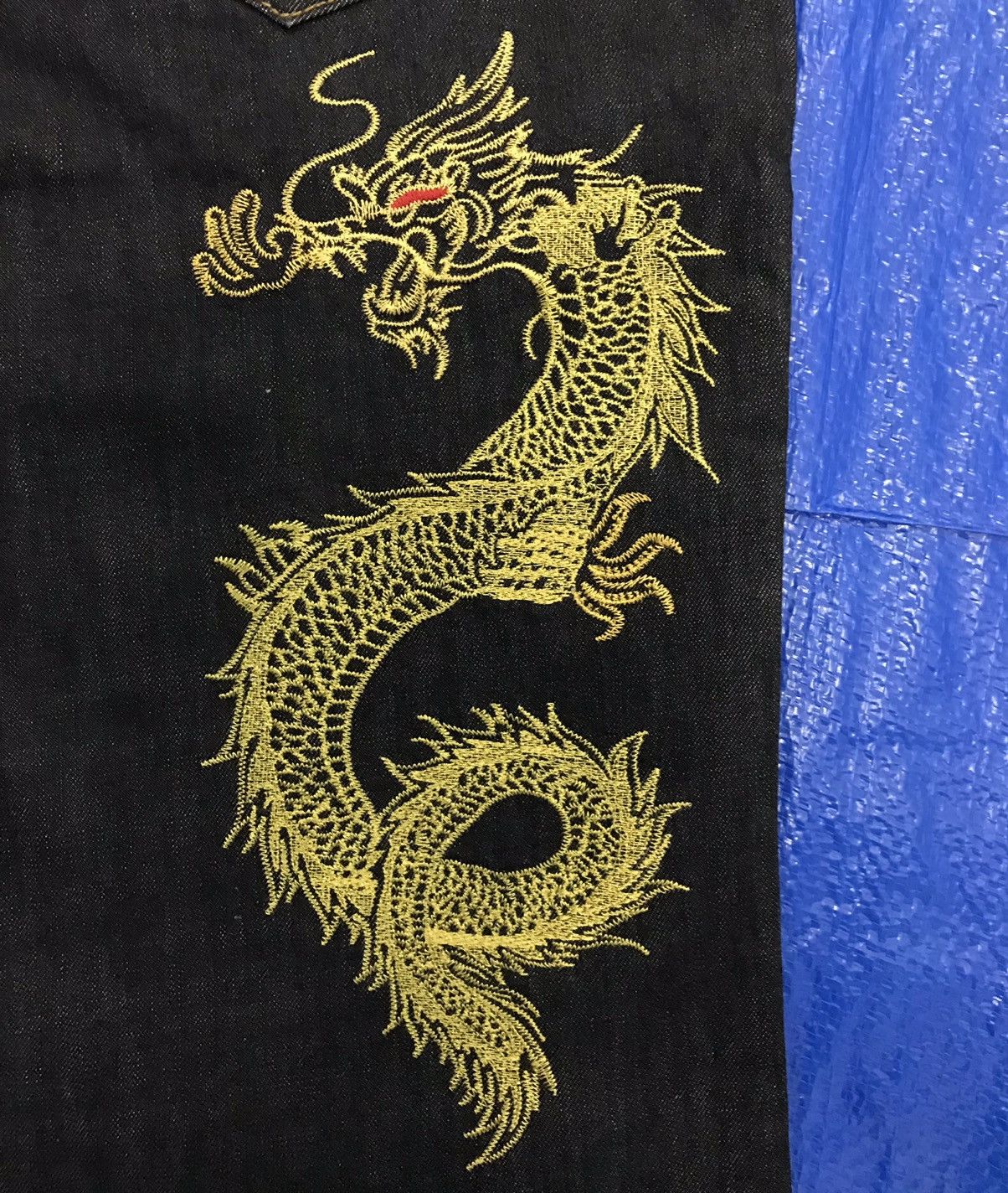 Japanese Brand Japan Custom Art Dragon Denim Jeans Size US 34 / EU 50 - 8 Thumbnail