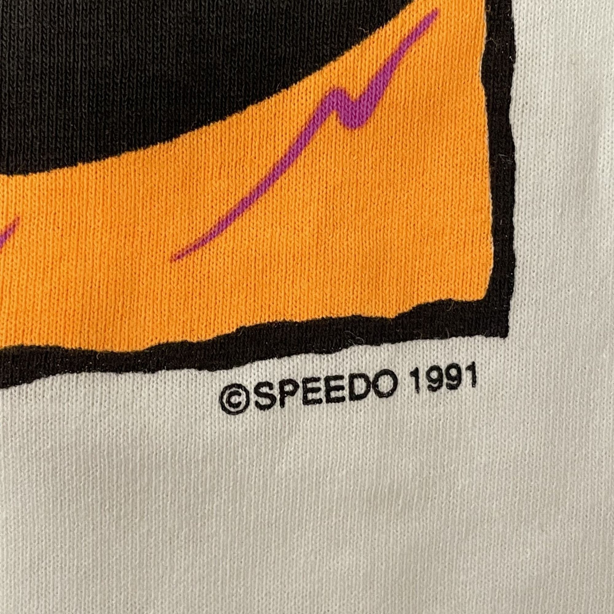 Speedo NWT NOS NEW Vtg Speedo NEON VOLLEYBALL 1991 T Shirt Size US L / EU 52-54 / 3 - 8 Thumbnail