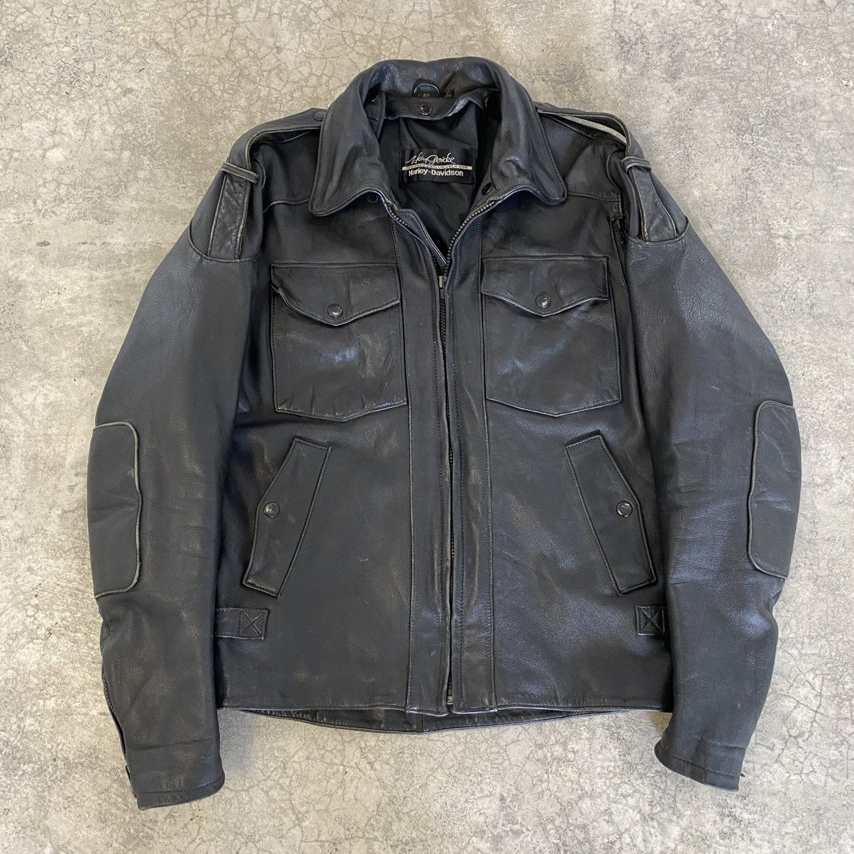 Harley Davidson VTG Harley Davidson by Hein Gericke Moto Leather Jacket Size US S / EU 44-46 / 1 - 2 Thumbnail
