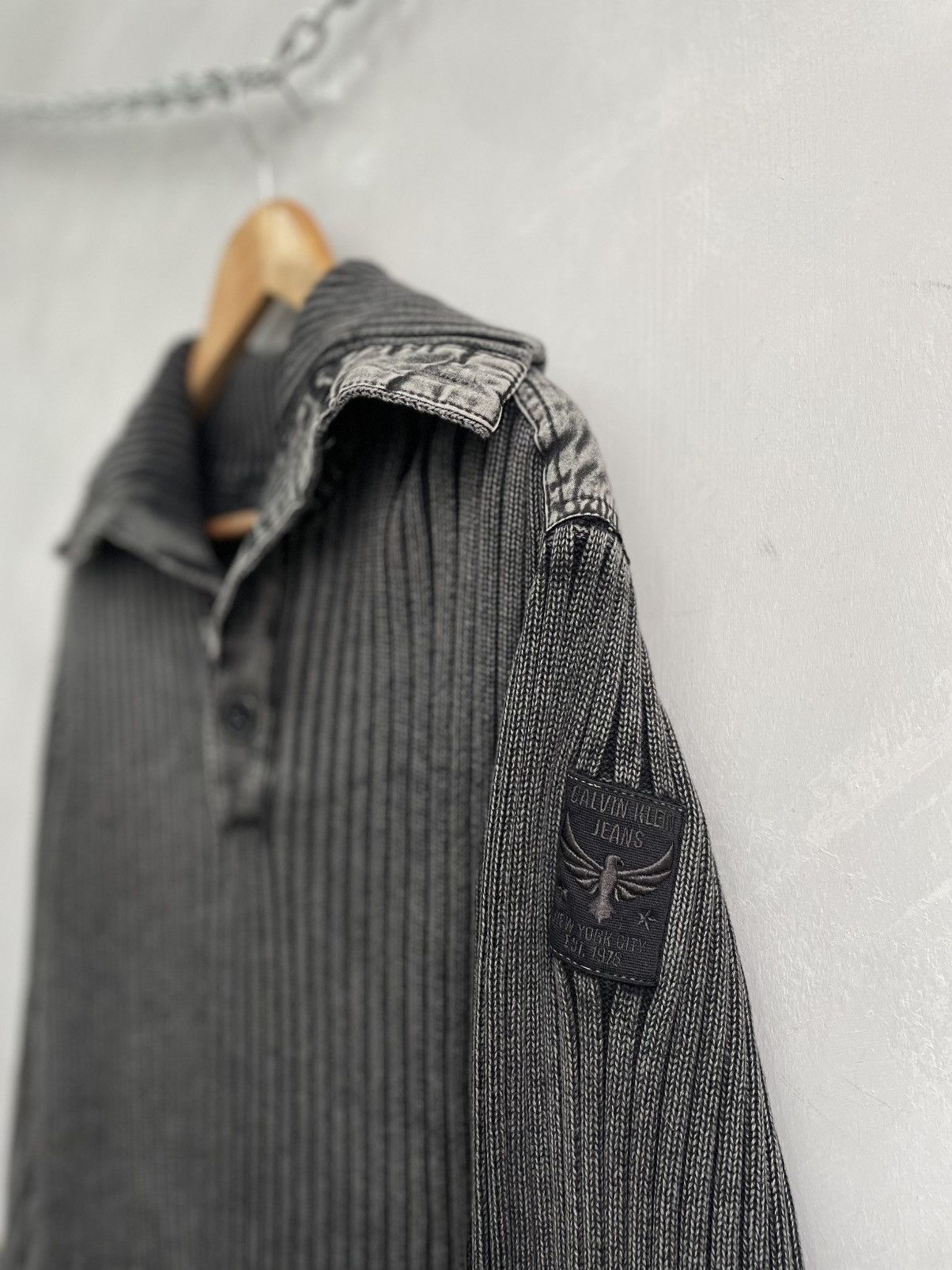 Calvin Klein Rare cotton calvin klein archive washed sweater y2k Size US M / EU 48-50 / 2 - 5 Thumbnail