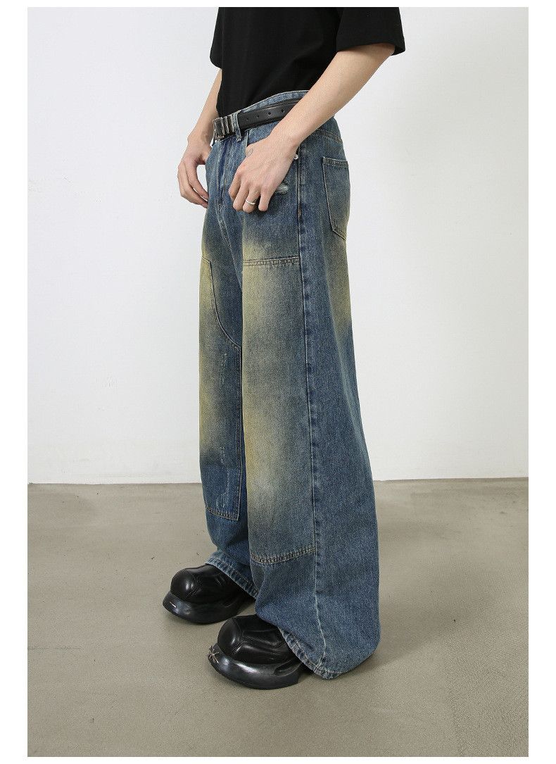 Japanese Brand × Vintage Vintage American high street loose distressed work jeans Size US 32 / EU 48 - 5 Thumbnail