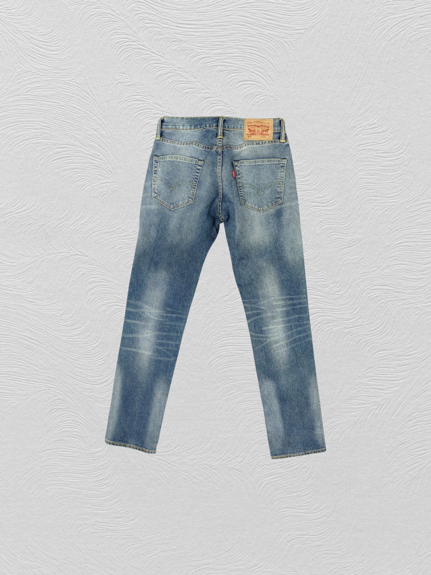 Levi's Blue/Indigo Distressed Vintage Levi's 511 29x31 Denim -JG020 Size US 29 - 2 Thumbnail