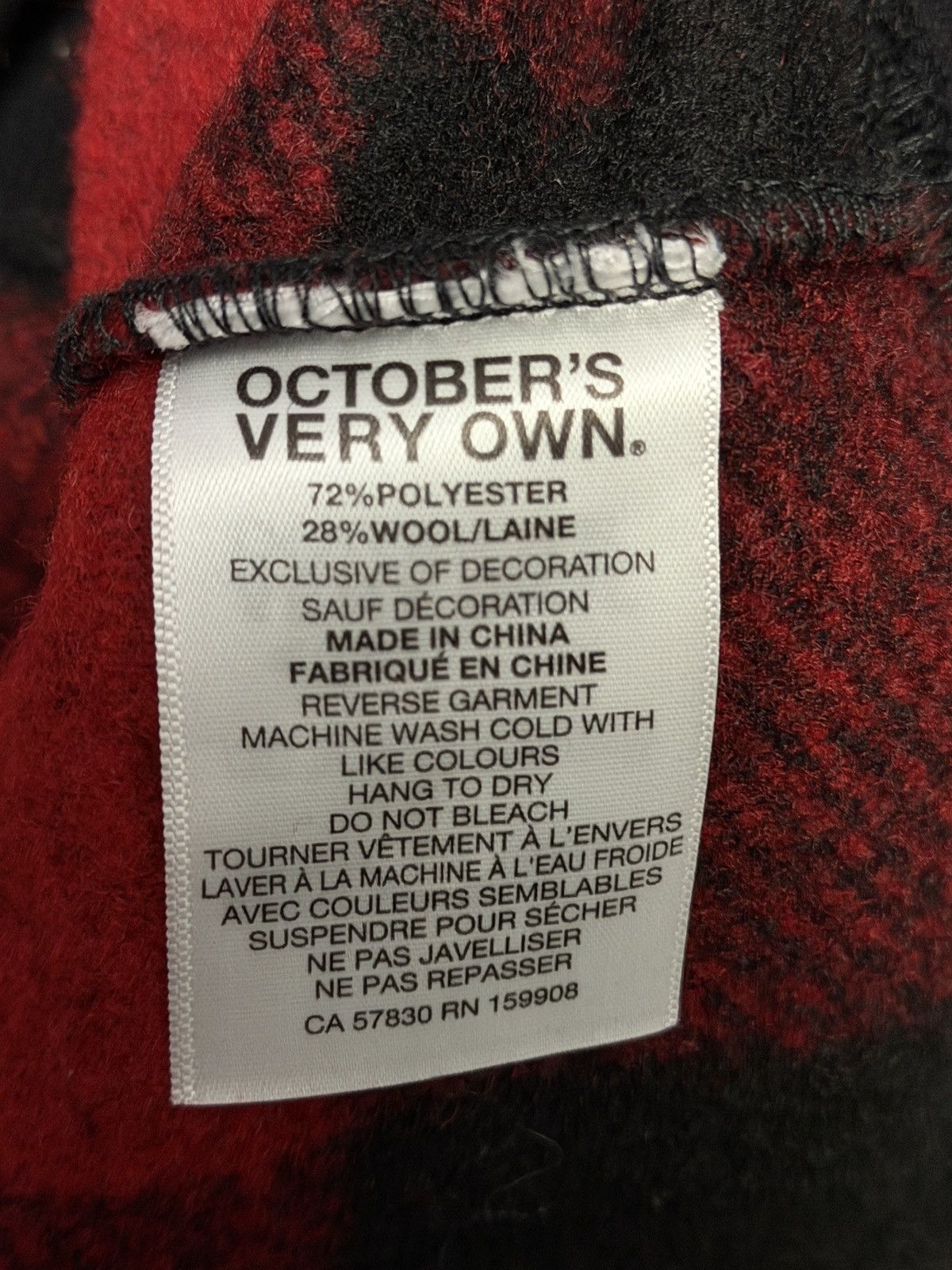 Drake *RARE* OVO Buffalo Plaid Wool-Blend Hoodie Size US M / EU 48-50 / 2 - 7 Thumbnail