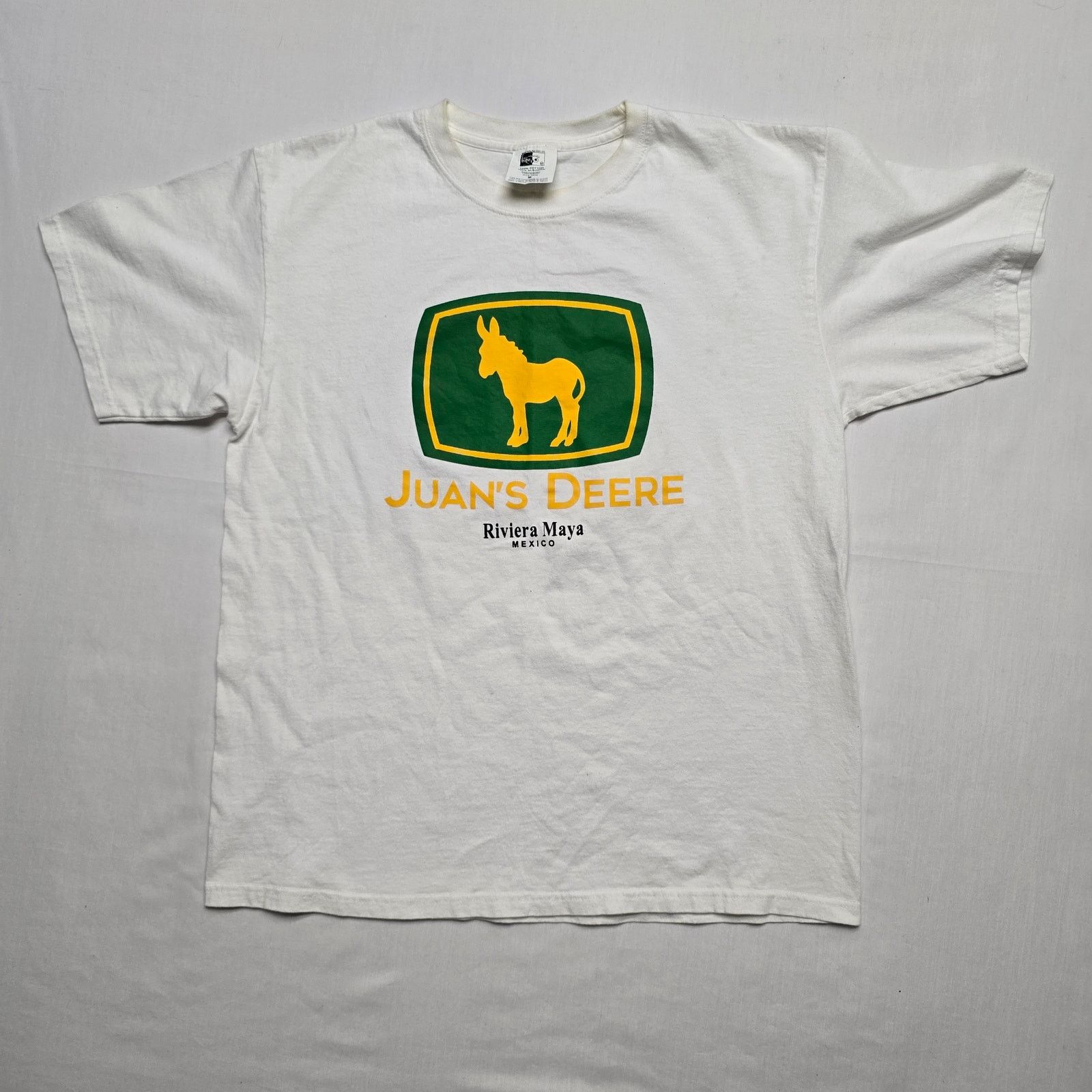 Vintage Vintage John Deere Parody Juan Deere Riviera Maya Mexico Tee Size US M / EU 48-50 / 2 - 1 Thumbnail