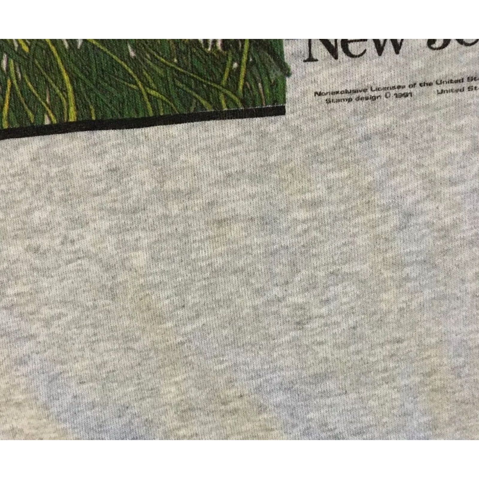 Vintage VINTAGE 90s New Jersey Duck Faded All Over Print Sweatshirt Hoodie S Mens Gray Pullover Bunny Animals Grunge 90s USA USA Size US S / EU 44-46 / 1 - 4 Thumbnail