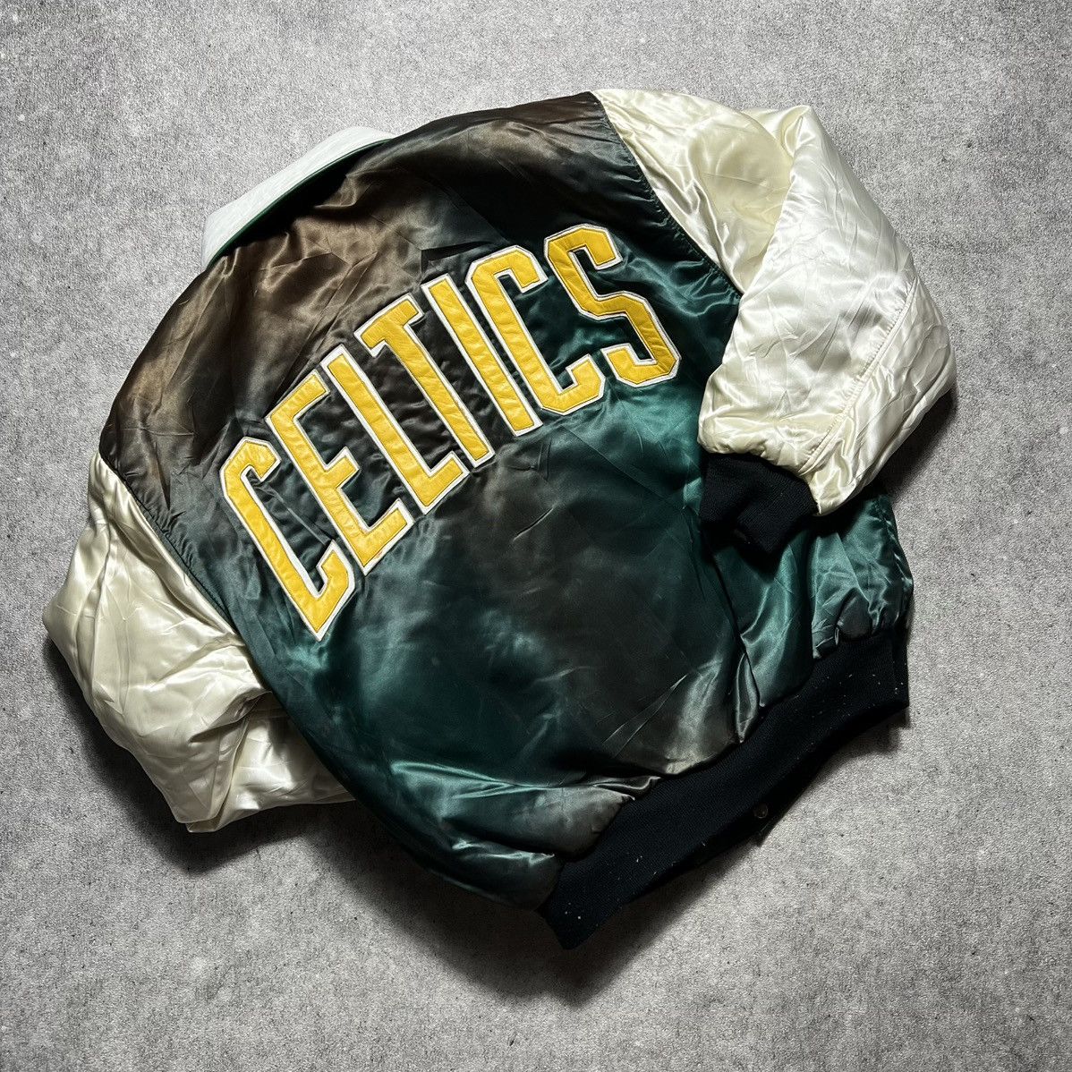 JH Design × Jeff Hamilton × NBA Jeff Hamilton Celtics Leather Jacket (NBA) Size US M / EU 48-50 / 2 - 9 Thumbnail
