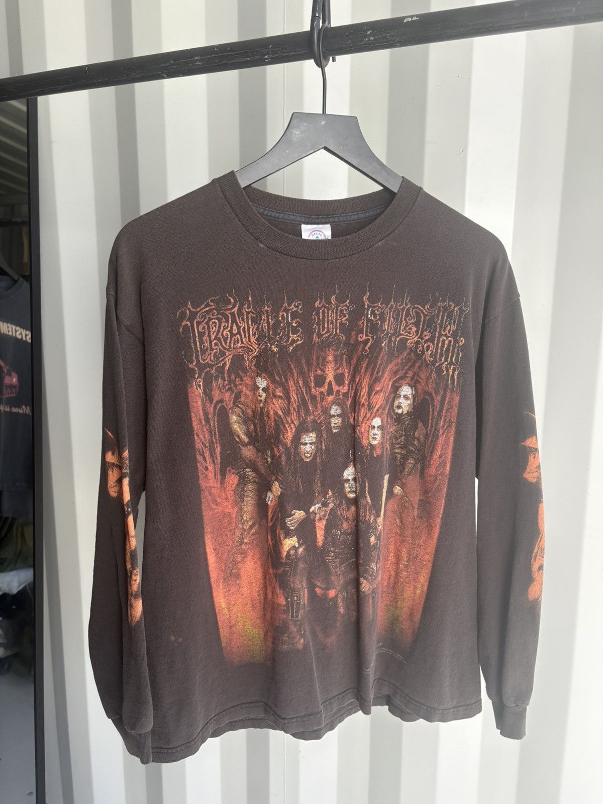 Band Tees Cradle of Filth Thrashed Sun Faded Distressed ERD GRUNGE Size US L / EU 52-54 / 3 - 2 Thumbnail
