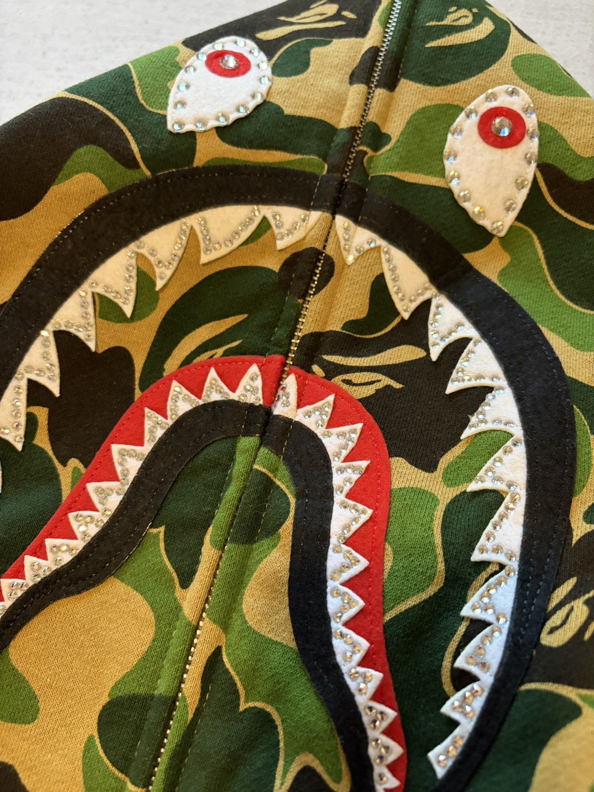 Bape Bape abc green camo crystal stone Size US L / EU 52-54 / 3 - 2 Thumbnail