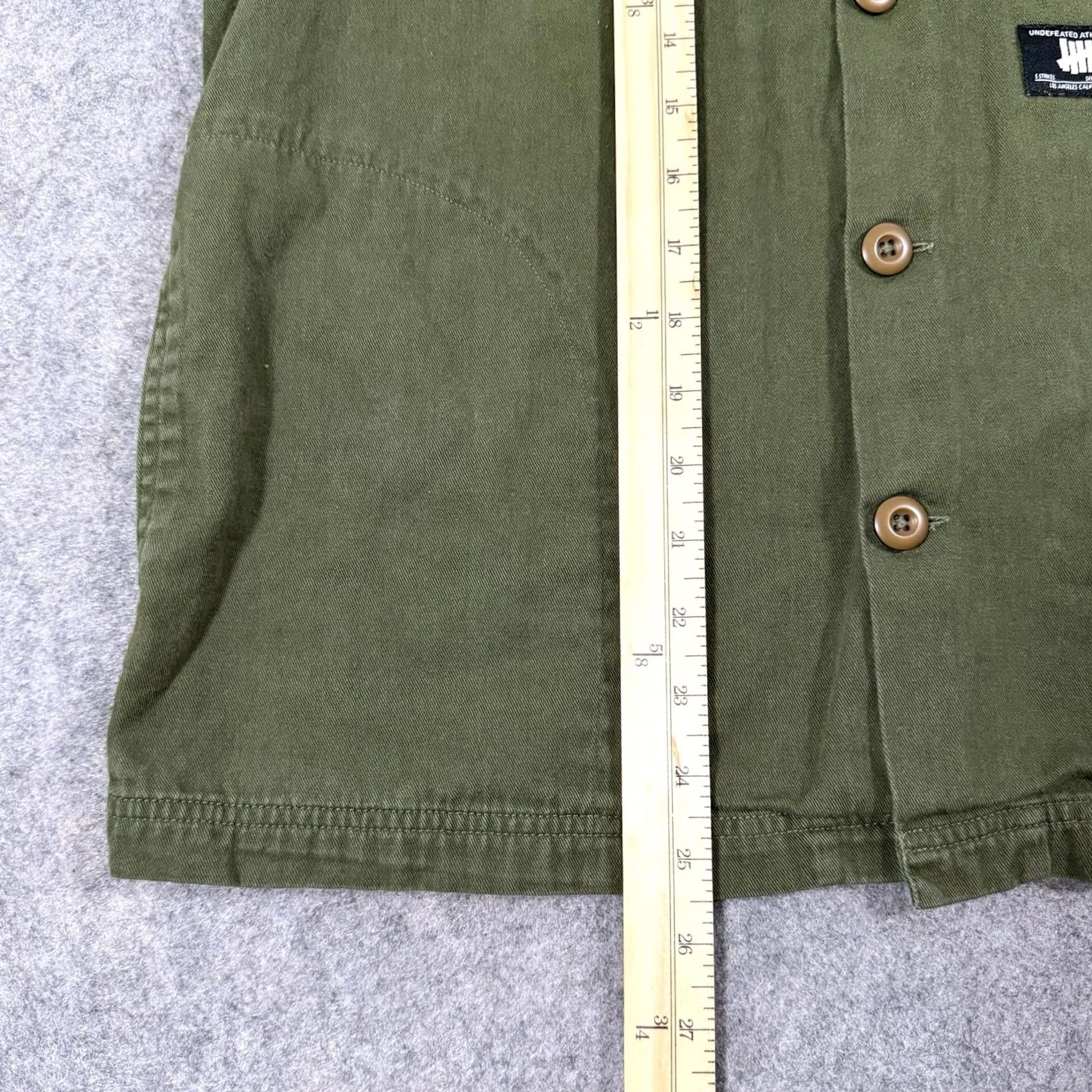 Undefeated Undefeated UNDFTD UNIT BDU Button Shirt Men's Sz Small Olive Green Size US S / EU 44-46 / 1 - 6 Thumbnail