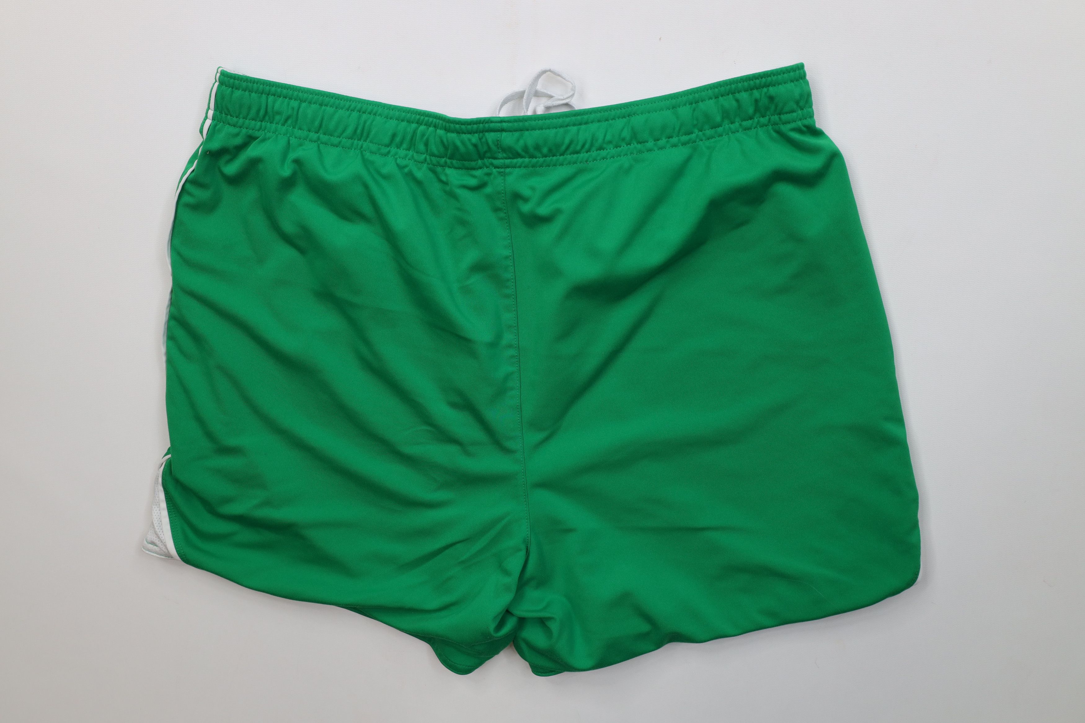 Nike Vintage Nike Swoosh Reversible Soccer Shorts Green White Size 33" - 5 Thumbnail