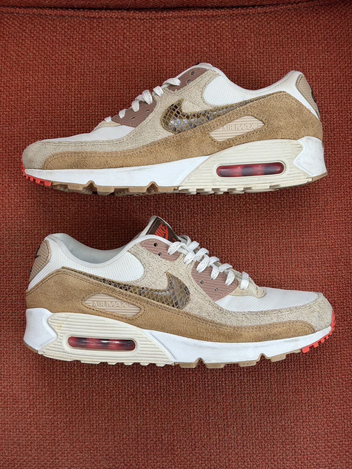 Nike Nike Air Max 90 AMD “Brown Snakeskin” Size US 10 / IT 40 - 2 Thumbnail