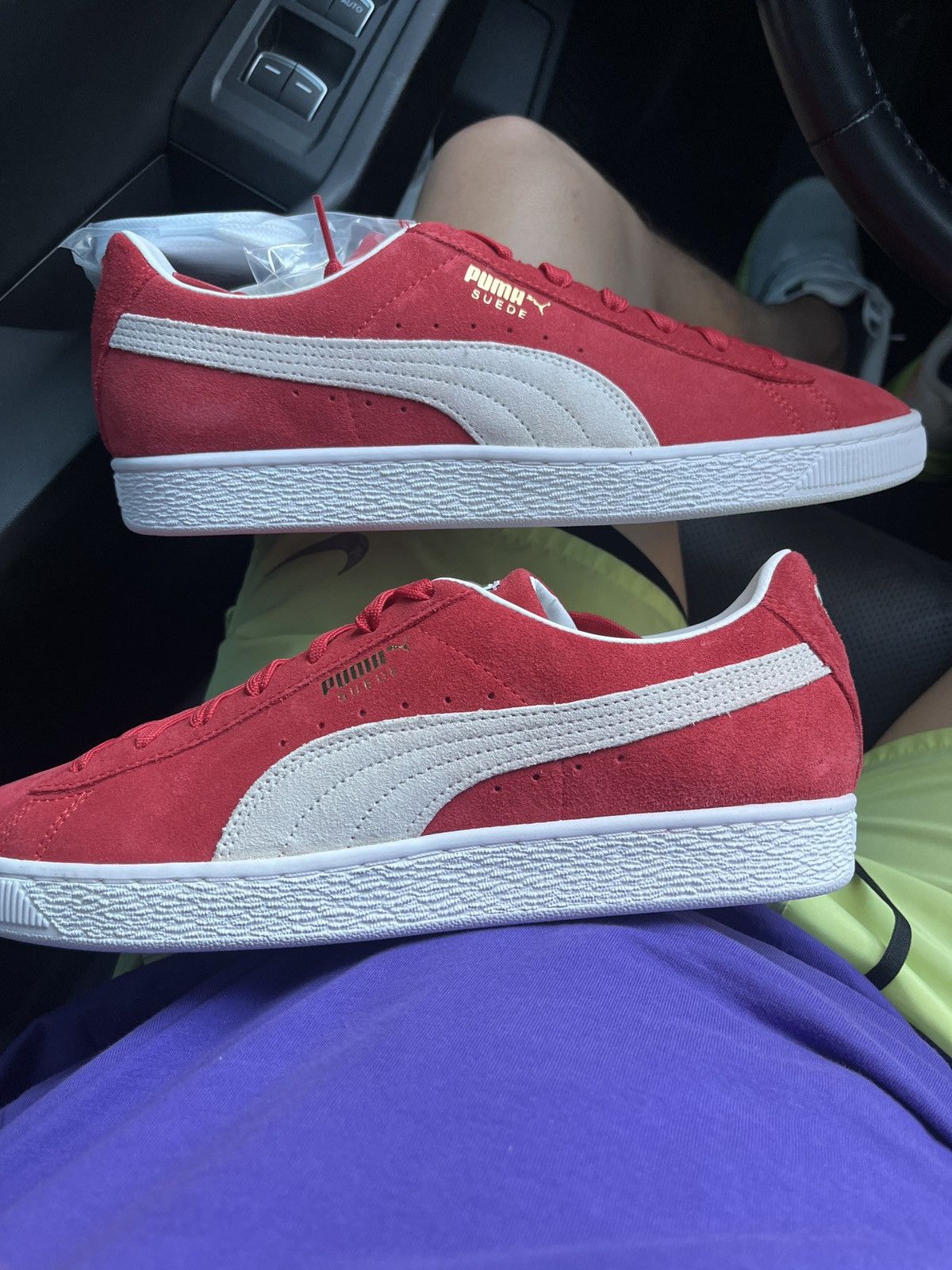 Paper Planes Puma Red puma suede classics size 11 Grailed