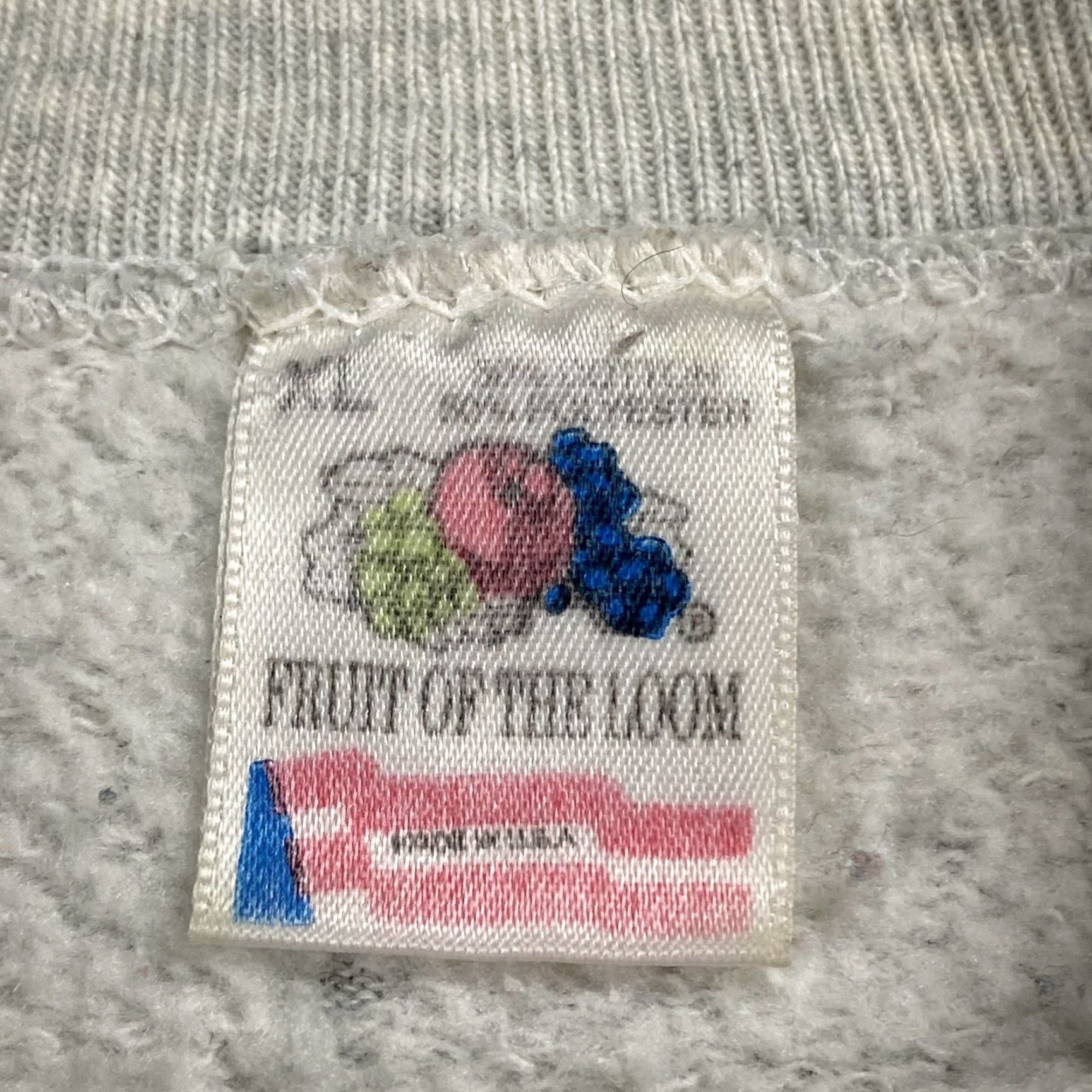 Fruit Of The Loom VINTAGE Fruit of the Loom Wisconsin Badgers Football Graphic Sweatshirt XL Gray 90s Mens Size US XL / EU 56 / 4 - 5 Thumbnail