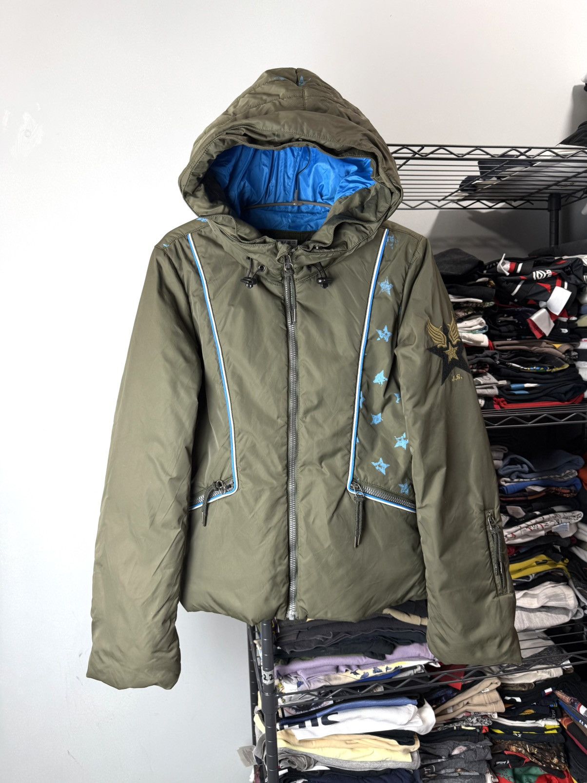 JET SET Vintage Avant Garde Jet Set Japan Style Puffer Jacket Size M / US 6-8 / IT 42-44 - 2 Thumbnail