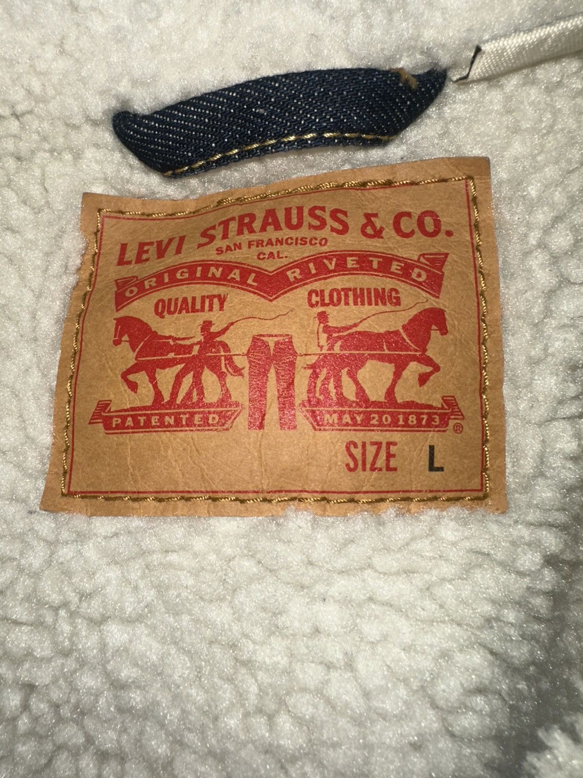 Levi's Levi’s Sherpa Lined Denim Jacket Size US L / EU 52-54 / 3 - 4 Thumbnail