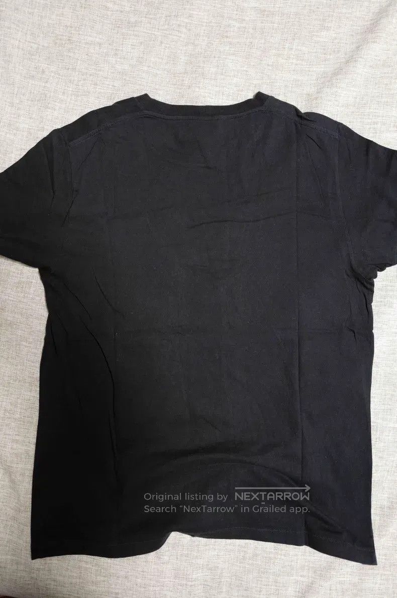 Saint Laurent Paris Saint Laurent Paris Black distressed embroidered T-shirt Size US L / EU 52-54 / 3 - 2 Thumbnail