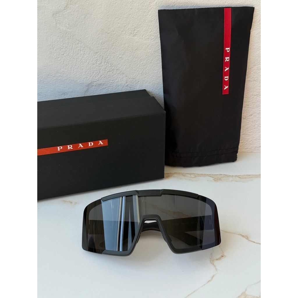 Prada NEW Prada Sport PS B07S Sunglasses in Black $548 Size ONE SIZE - 2 Thumbnail