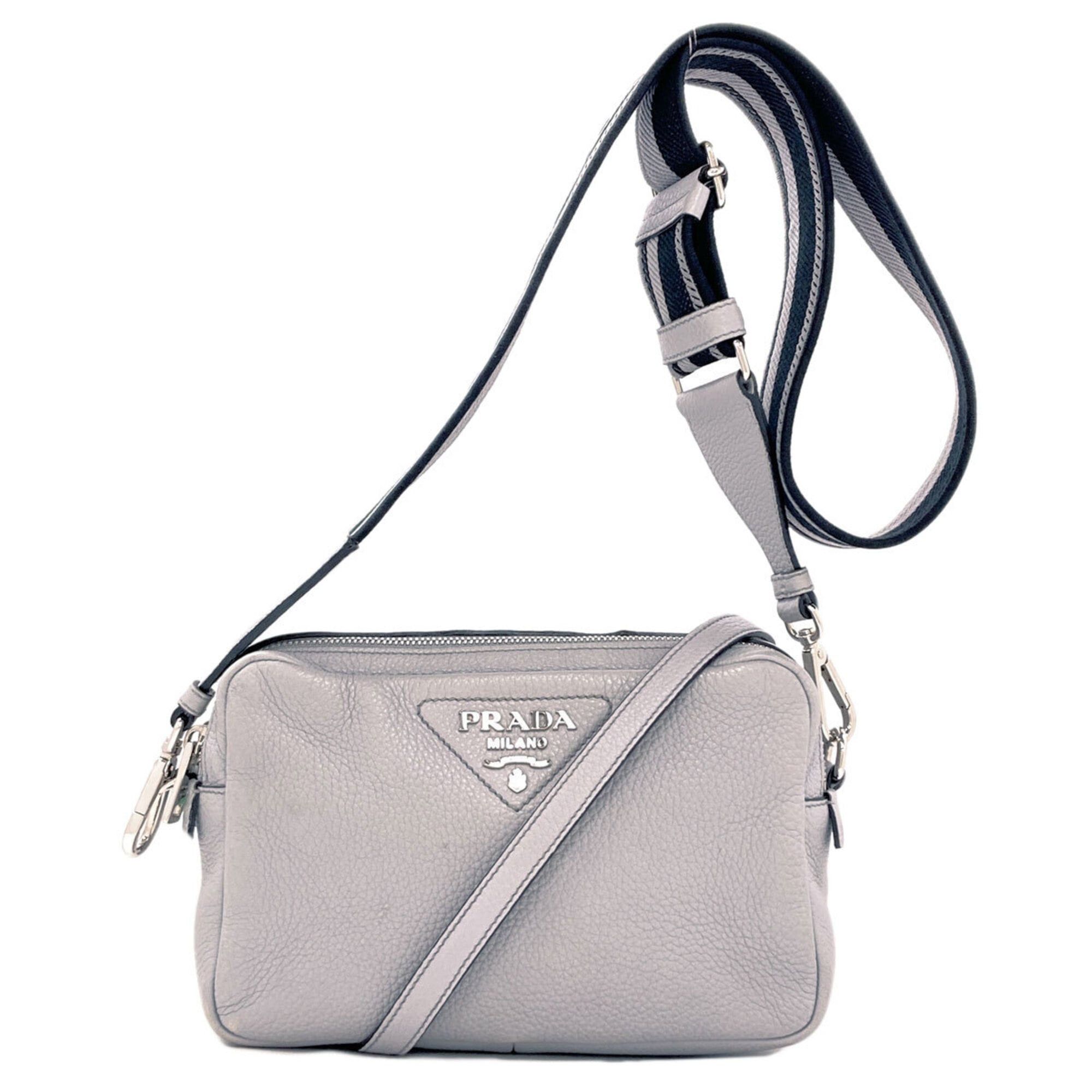 Prada Prada 2-Way Shoulder Bag, Calfskin, Women's PRADA Size ONE SIZE - 1 Thumbnail