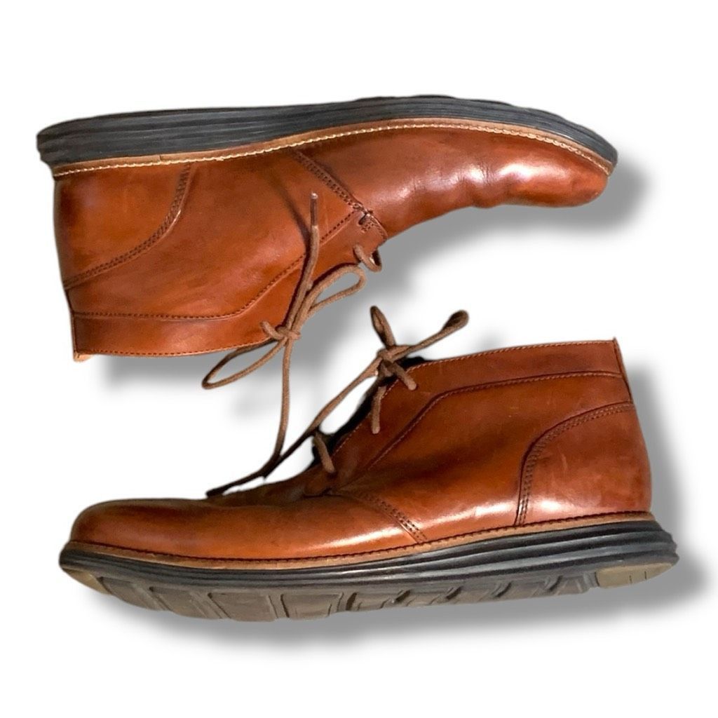 Cole Haan Cole Haan Men’s Original Grand Chukka Boots Brown Leather 8. Size US 8.5 / EU 41-42 - 1 Thumbnail