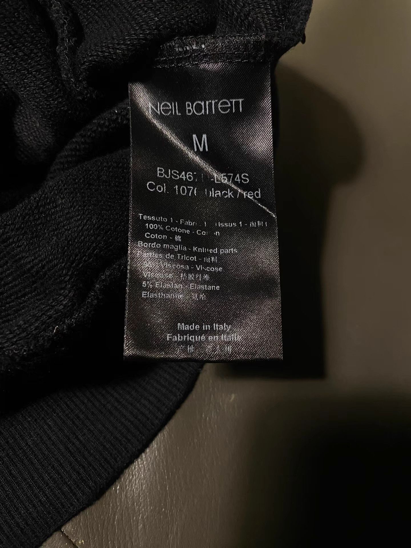 Neil Barrett NEIL BARRETT Heavyweight Hoodie K10 Size US M / EU 48-50 / 2 - 4 Thumbnail