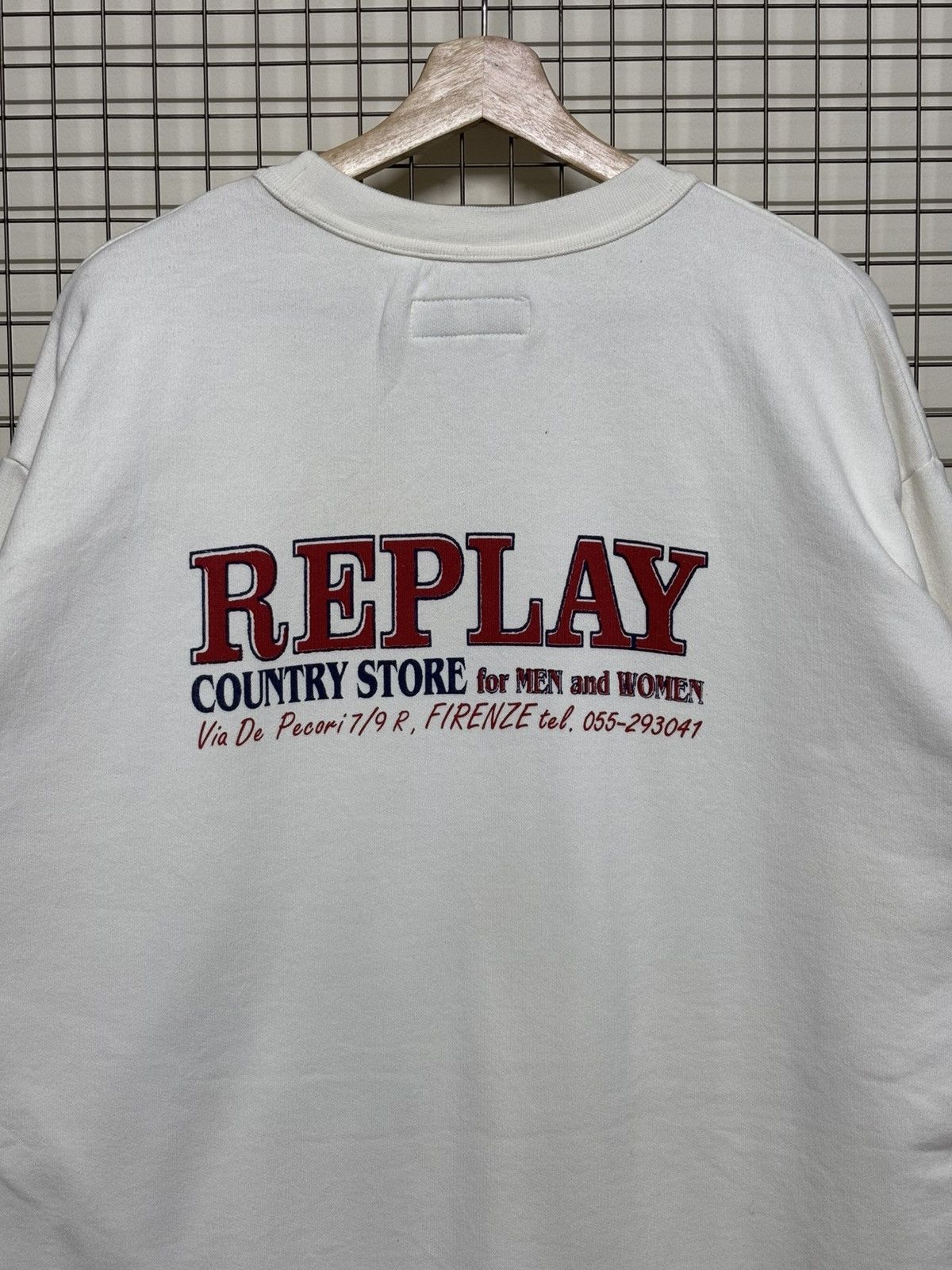 Replay × Vintage Replay Country Store Sweatshirt Size US XL / EU 56 / 4 - 4 Thumbnail