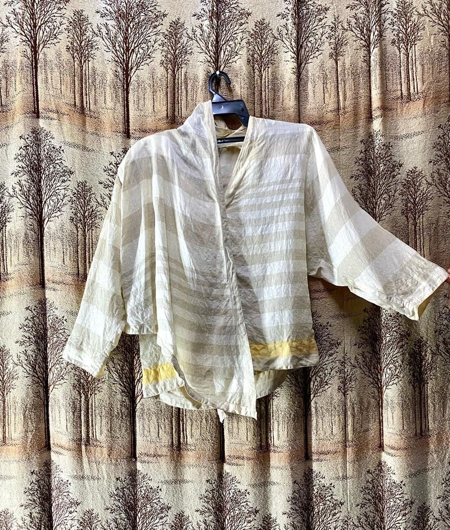 Versace Vintage 80s🔥 Gianni Versace Button stripe - Pocho style Size M / US 6-8 / IT 42-44 - 1 Thumbnail