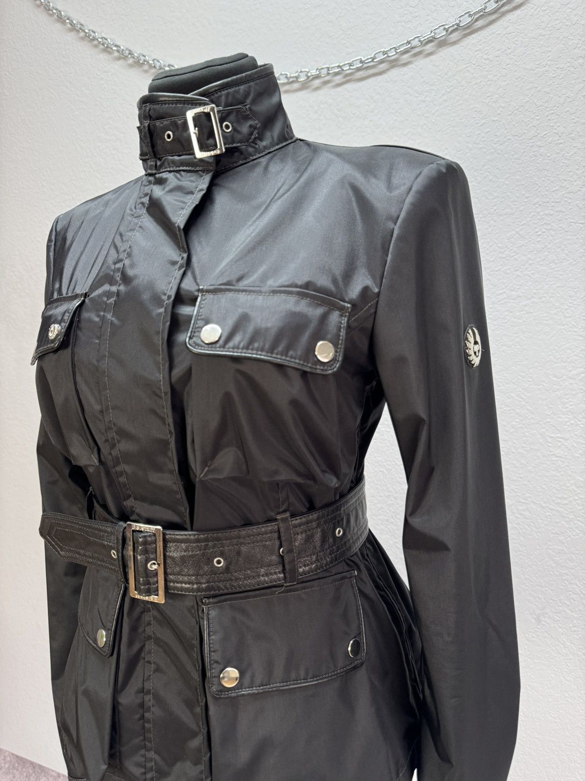 Belstaff × Designer Women's Belstaff Gold Label Jacket Belted Black Size 42 Size US XS / EU 42 / 0 - 2 Thumbnail