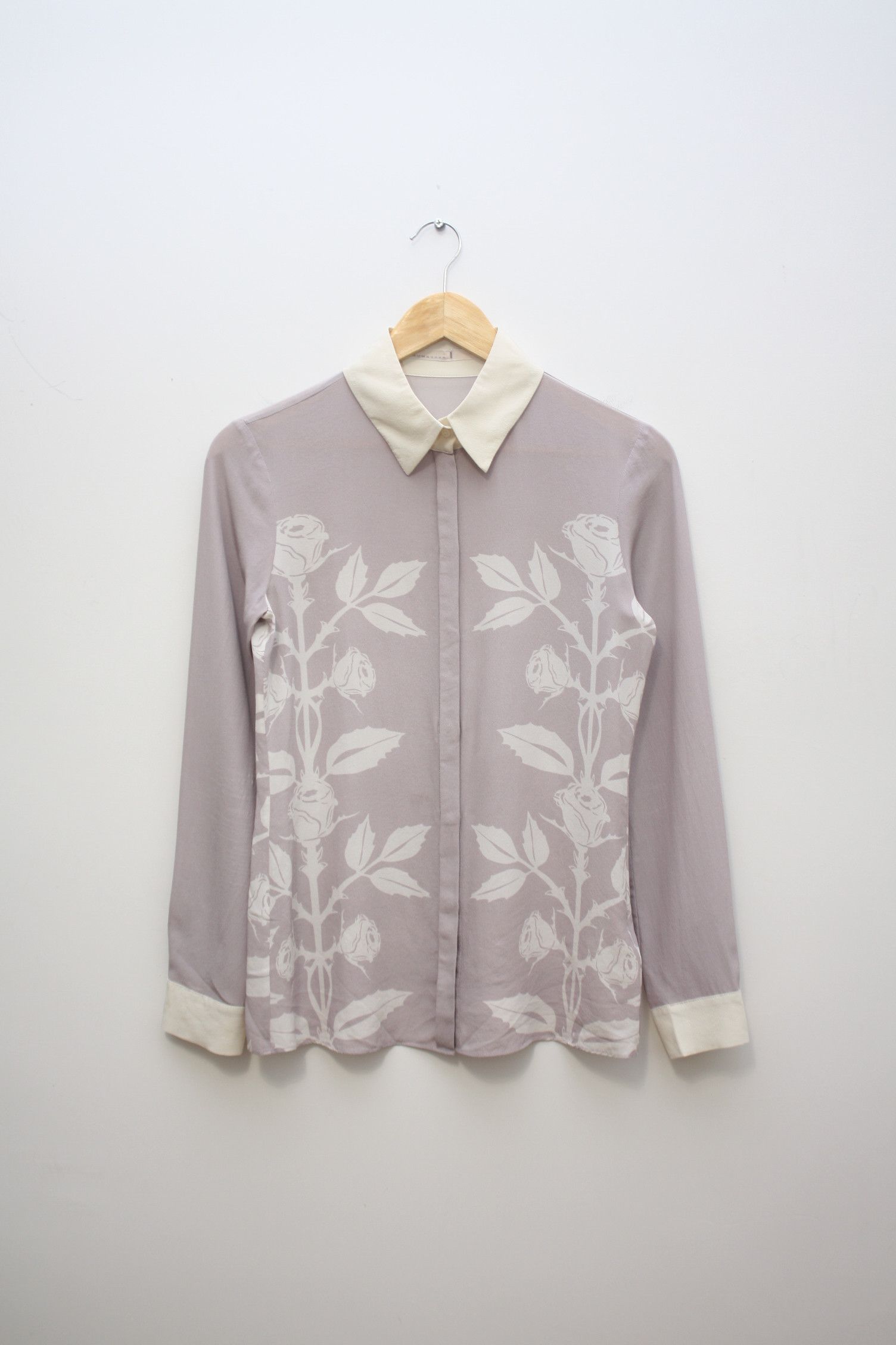 DOROTHEE SCHUMACHER Dorothee Schumacher Silk Floral L/S Women's Blouses Size S / US 4 / IT 40 - 1 Thumbnail