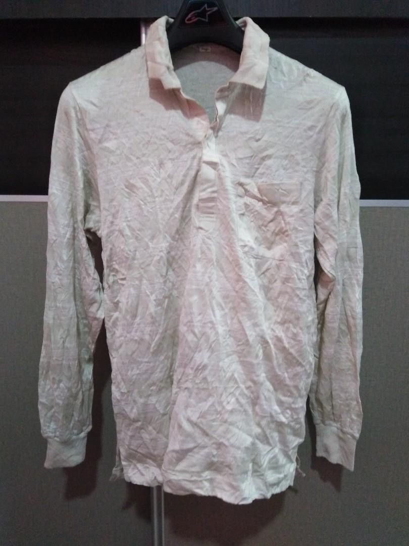 Burberry Burberrys 90s Slub Cotton Knit Polo Shirt Size US M / EU 48-50 / 2 - 1 Thumbnail