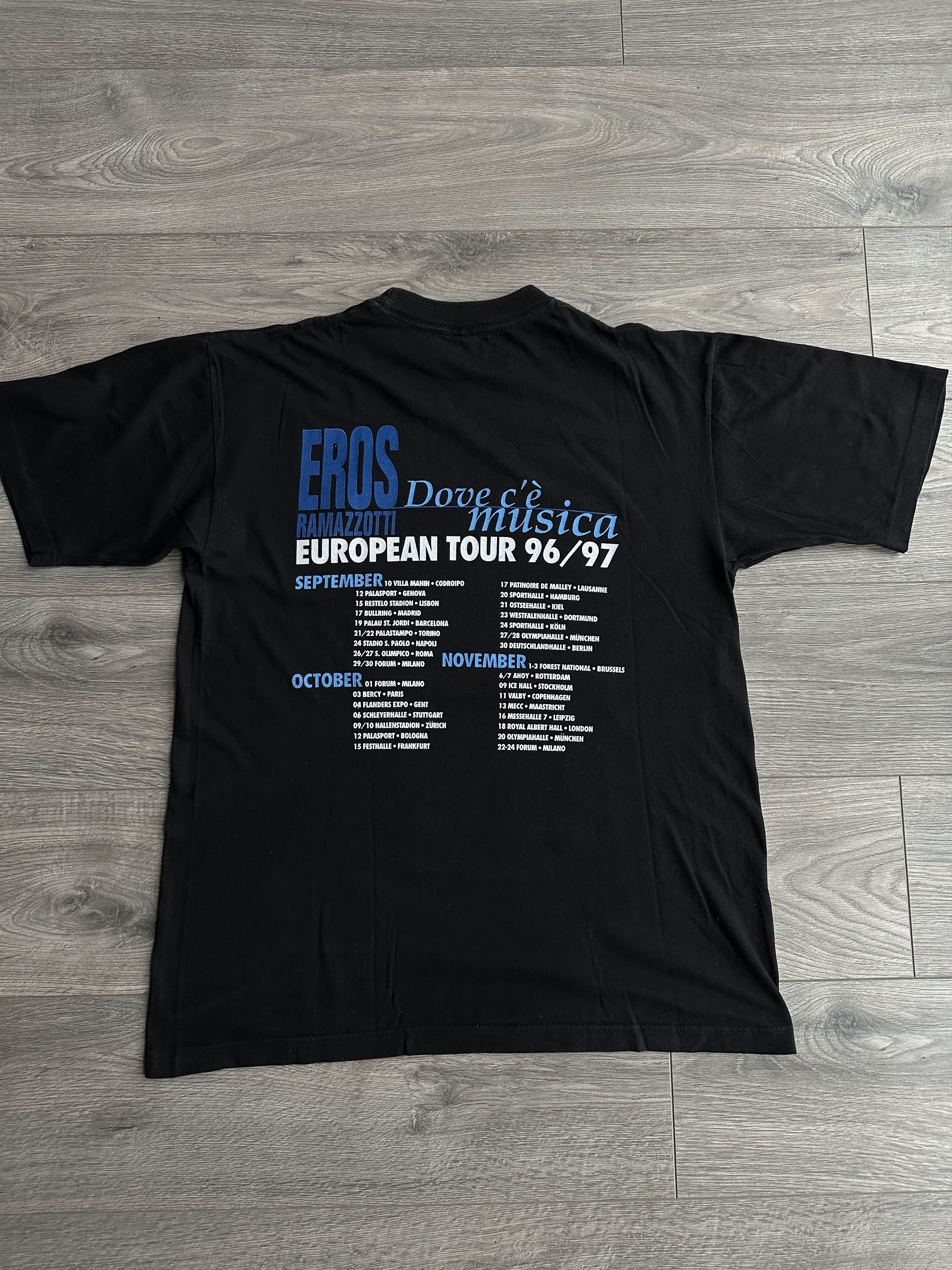 Vintage Eros Ramazzotti vintage t shirt Size US XL / EU 56 / 4 - 6 Thumbnail