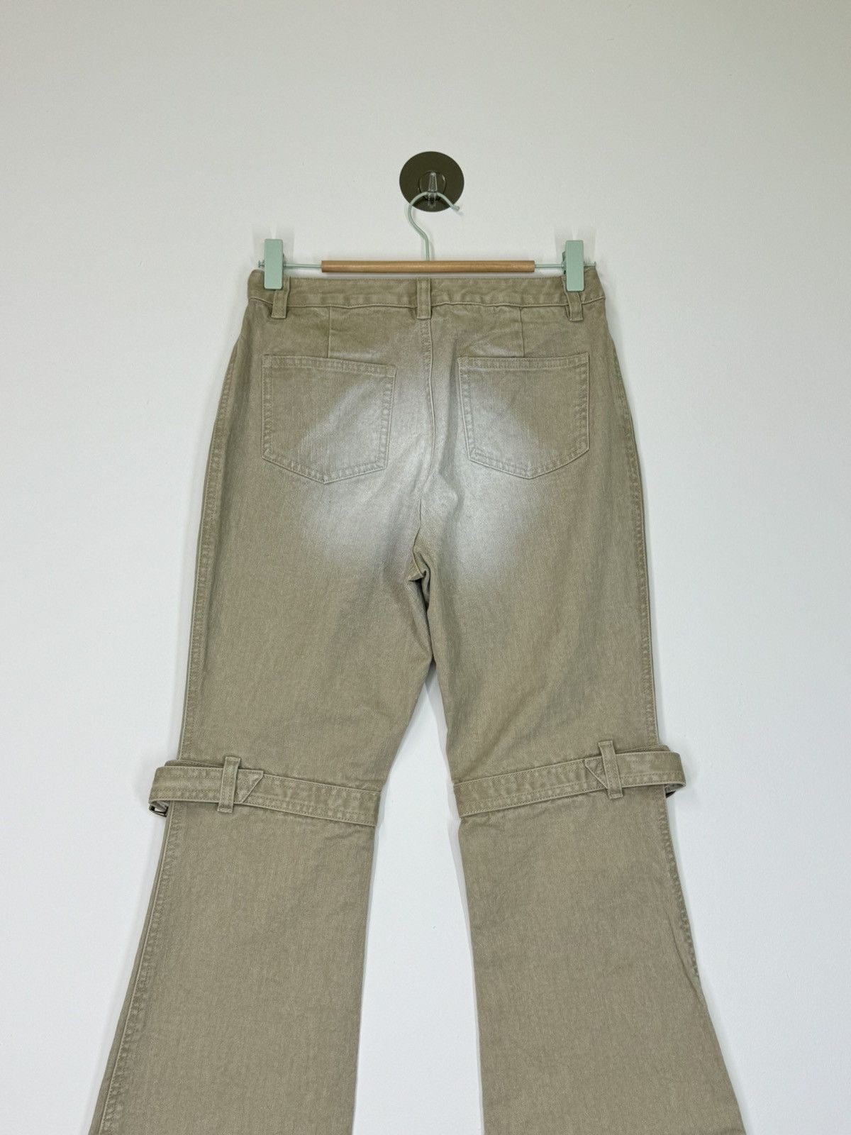 Hysteric Glamour × Japanese Brand × Vintage Flare Livre Claire Stretch Bondage Tornado Mart Style Size US 26 / EU 42 - 8 Thumbnail