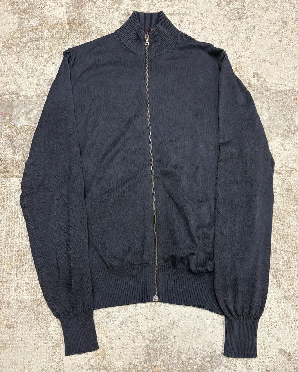 Prada × Vintage AW2008 Prada Navy Zip-up Sweater Size US M / EU 48-50 / 2 - 1 Thumbnail