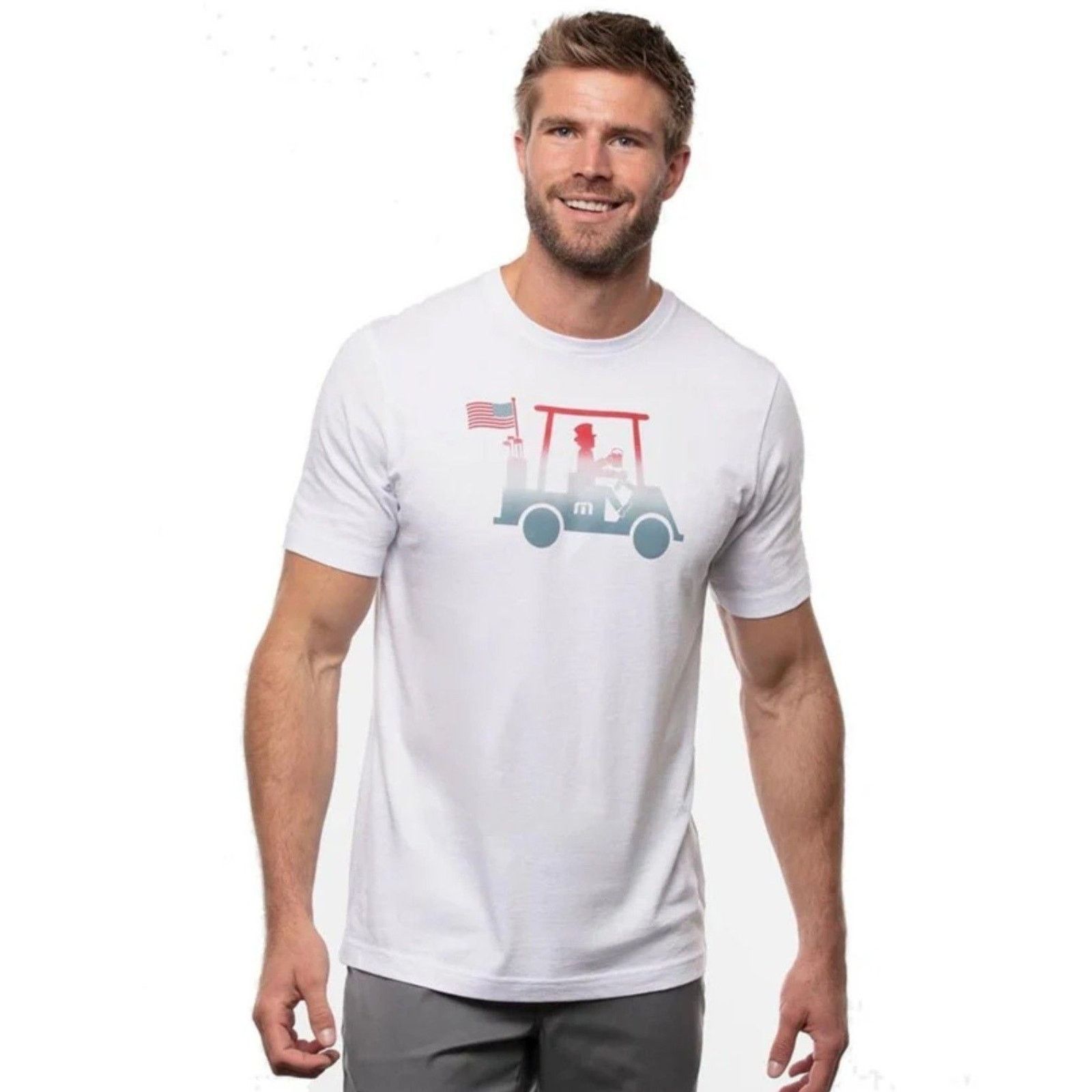 TravisMathew NWT TravisMathew Men's Pledge to Beer Pima Cotton T-Shirt SM Size US S / EU 44-46 / 1 - 1 Thumbnail