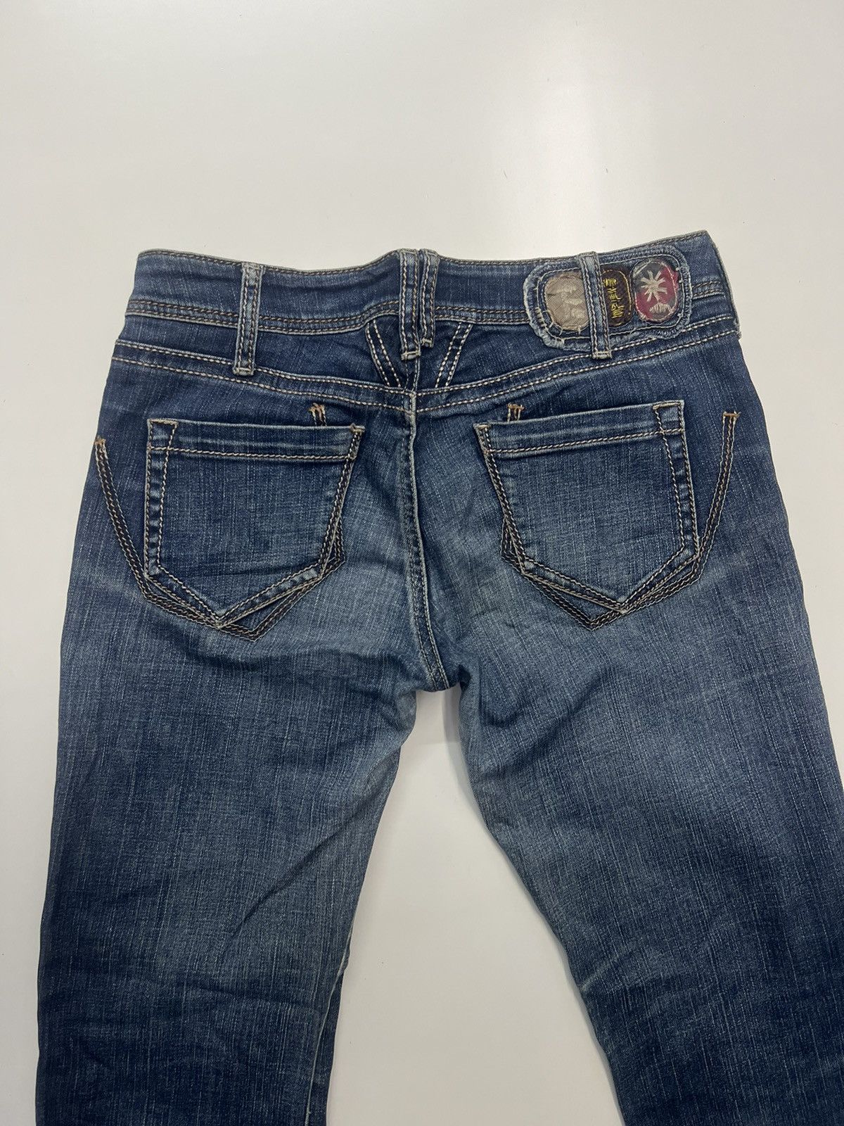 Marithe + Francois Girbaud Marithe Francois Girbaud Flare Denim Jeans size 30 Size 30" / US 8 / IT 44 - 8 Thumbnail