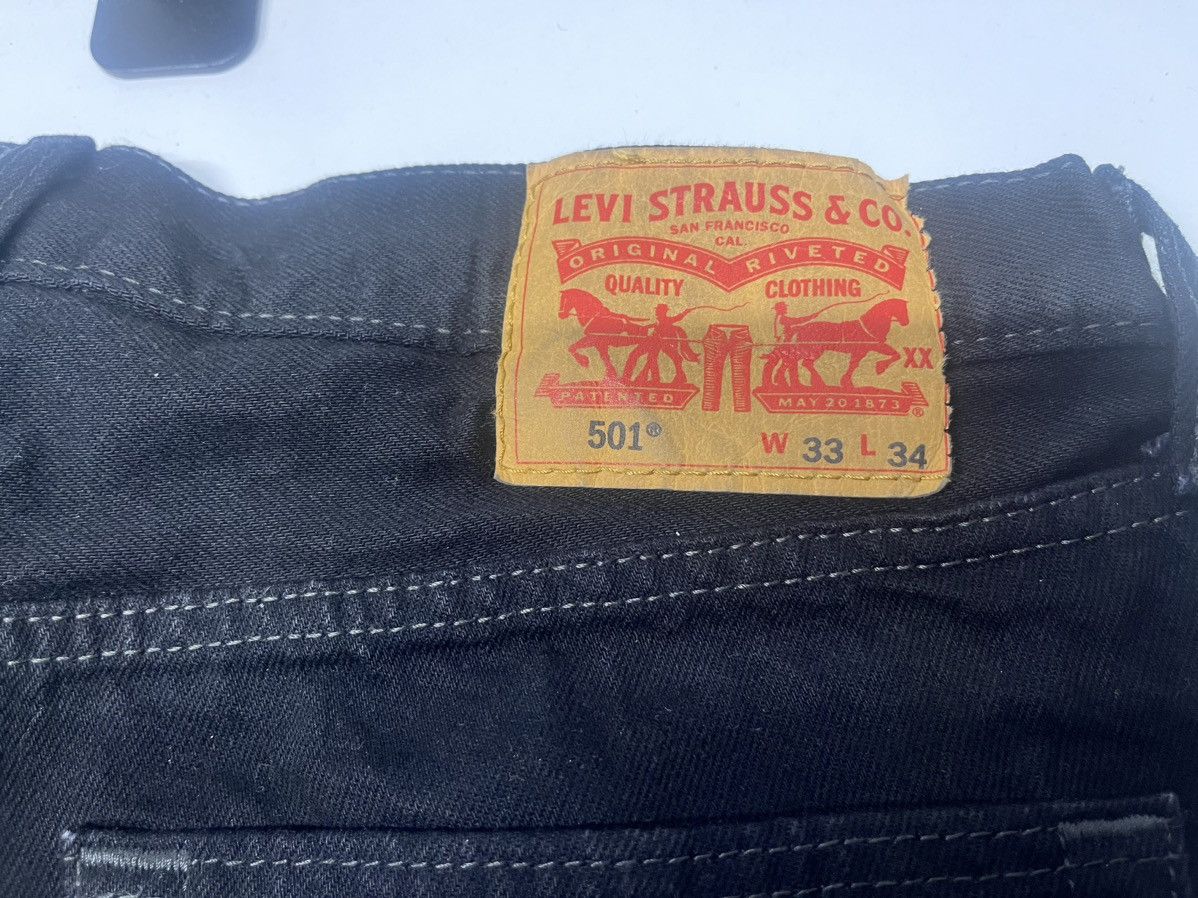 Levi's Black 501 Levi’s jeans Size US 33 - 4 Thumbnail