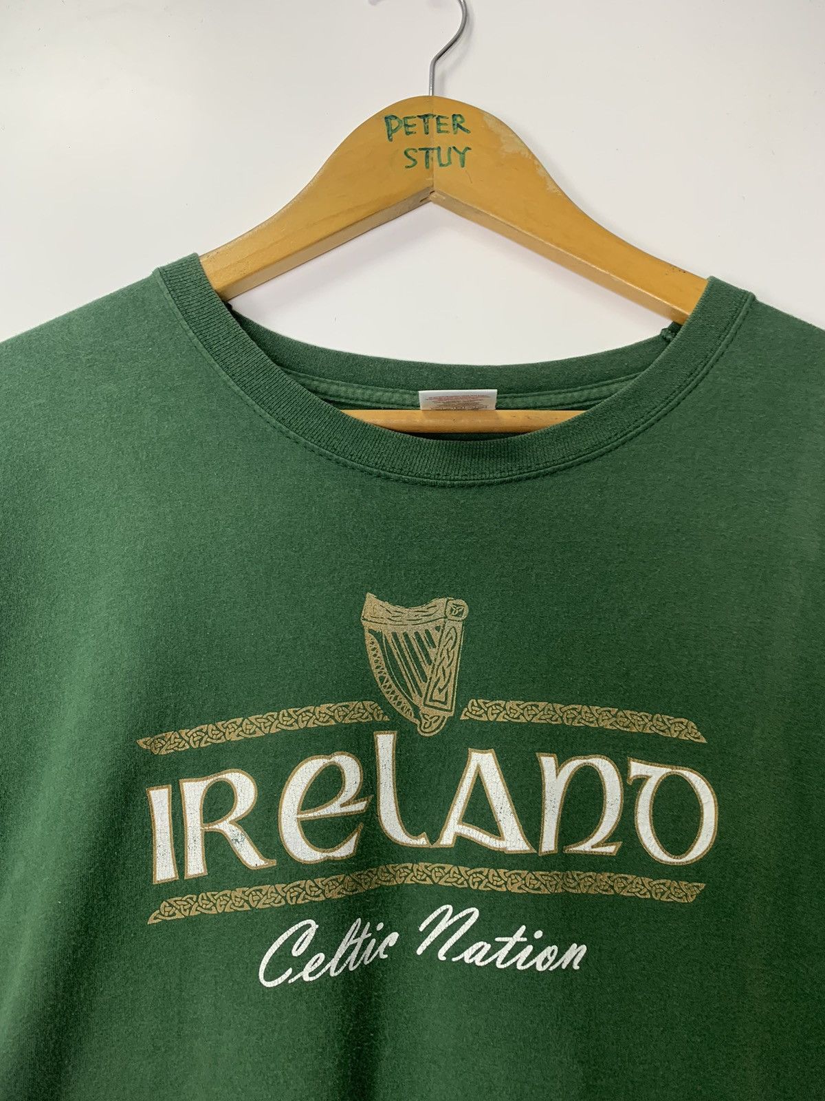 Fruit Of The Loom × Vintage Vintage Ireland t-shirt Size US XXL / EU 58 / 5 - 4 Thumbnail