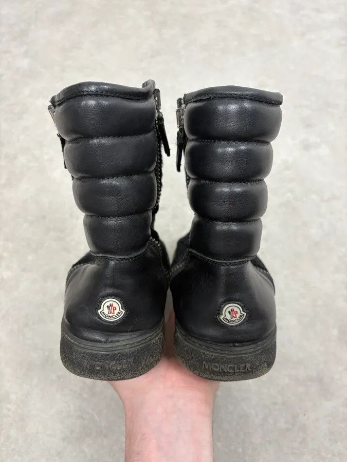 Moncler Moncler Signature Winter Black Pony Hair Leather Boots Size US 9 / EU 42 - 7 Thumbnail