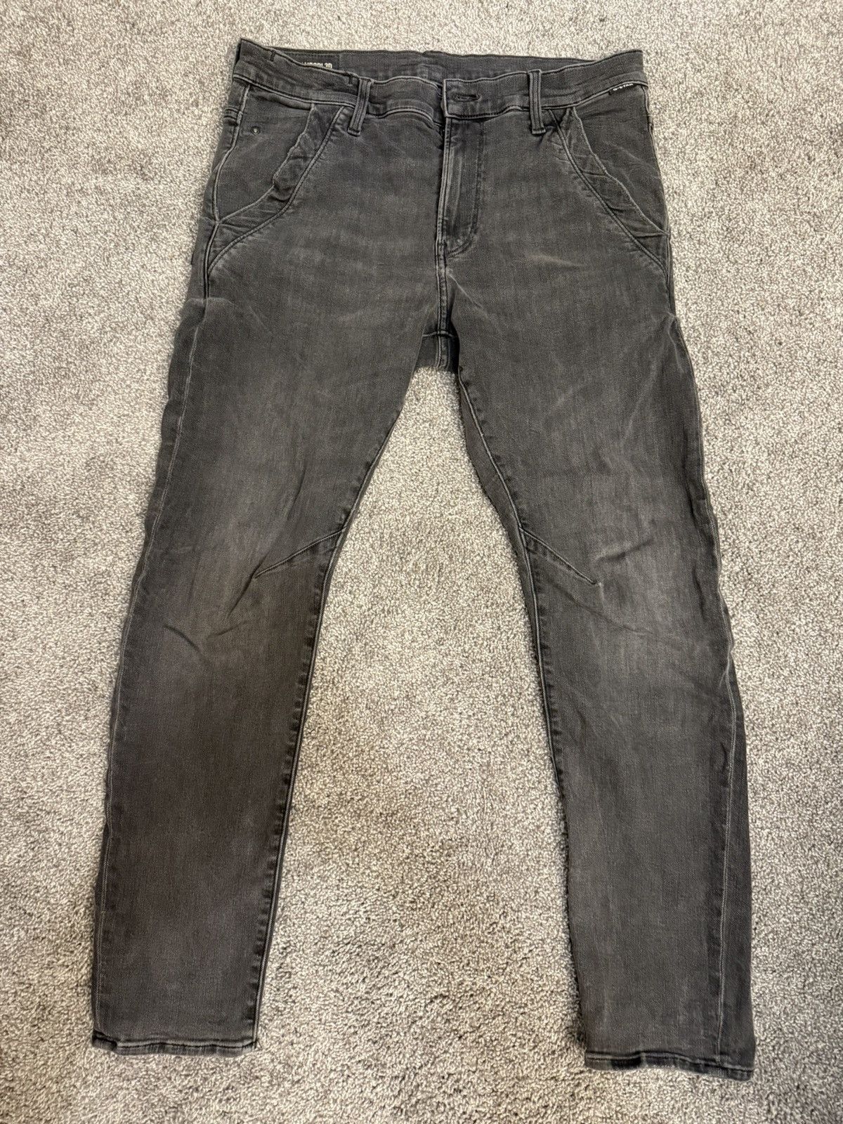 G-Star Kairori 3D Charcoal Slim Jeans Size US 32 / EU 48 - 1 Thumbnail