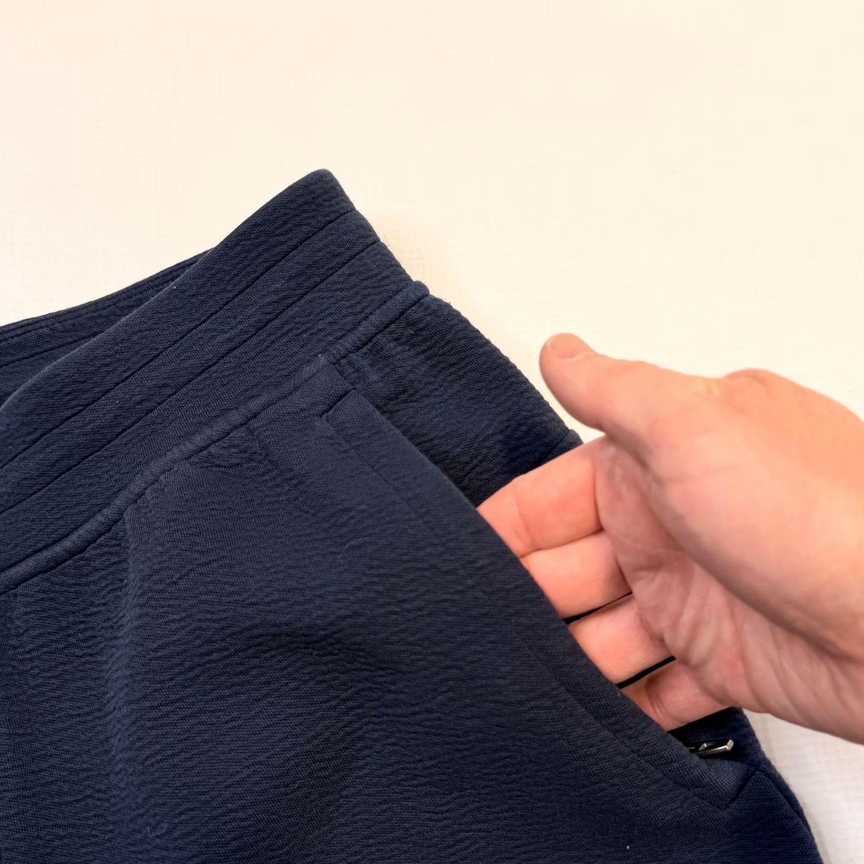 Lululemon Lululemon Jogger Pants Mens M Blue Textured Knit Elastic Waist LM5AV3S Size US 31 - 7 Thumbnail