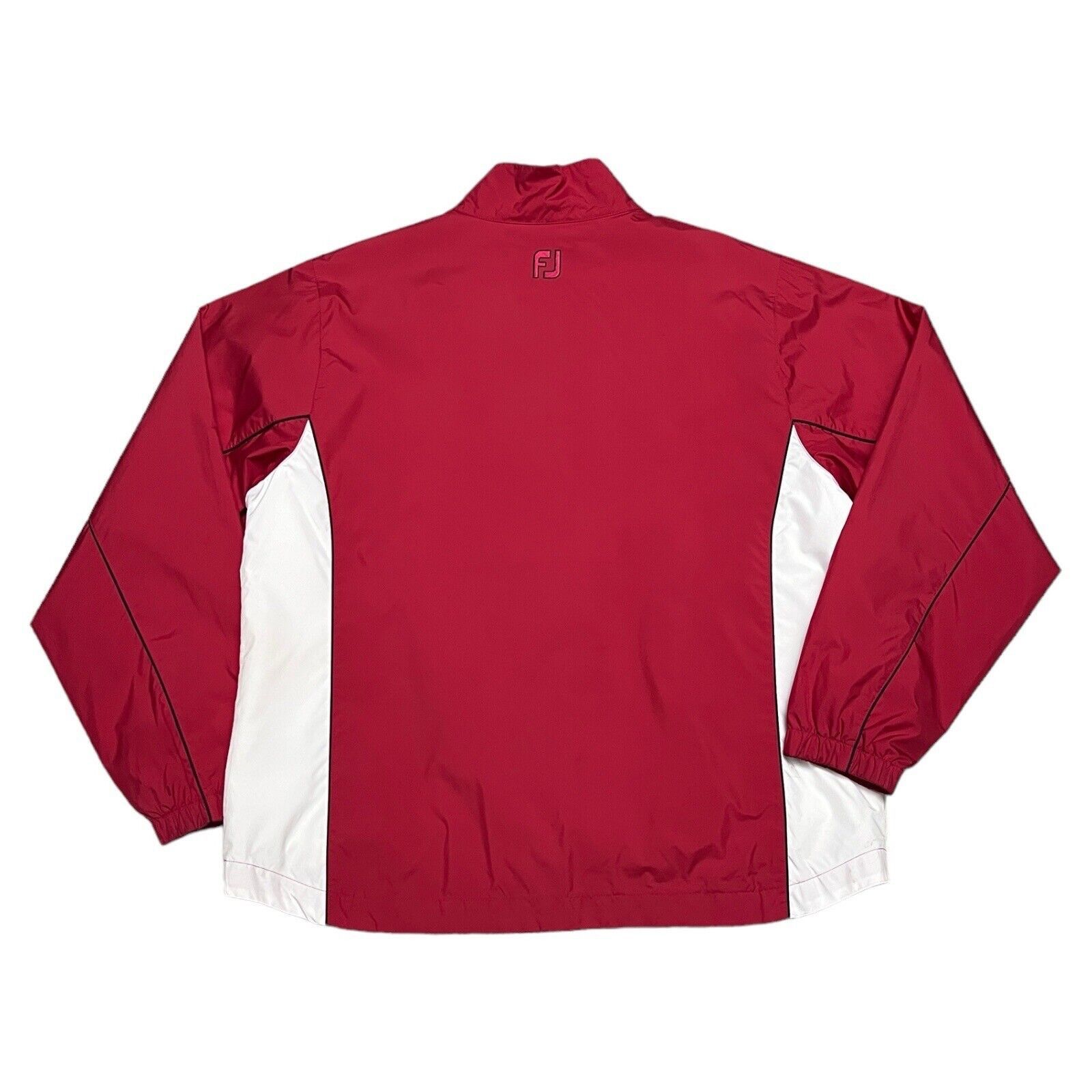 Footjoy FOOTJOY Dryjoys GOLF Light Windbreaker Womens Red Jacket Size XL / US 12-14 / IT 48-50 - 3 Thumbnail