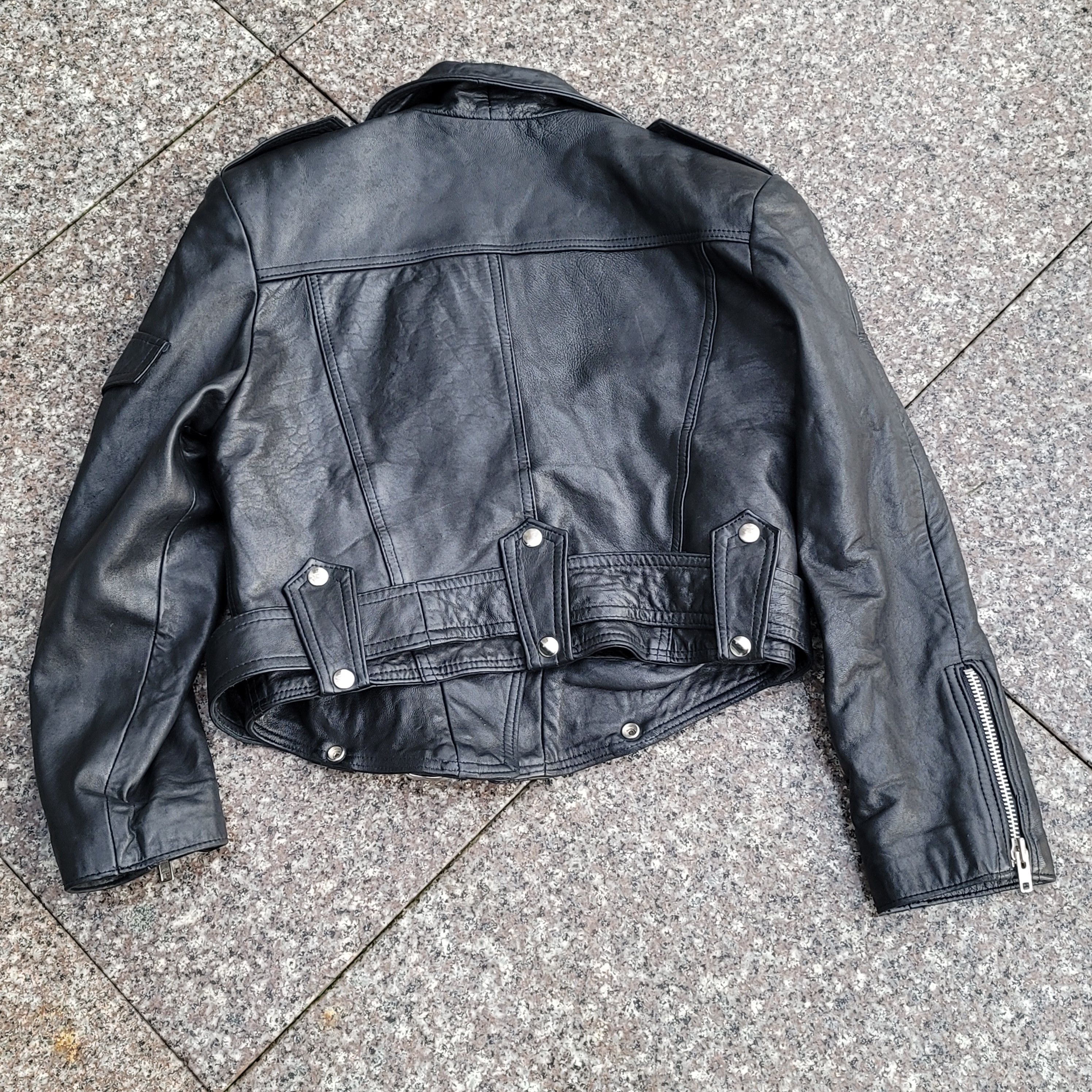 Bebe Vintage BEBE leather motorcycle jacket Size S / US 4 / IT 40 - 2 Thumbnail