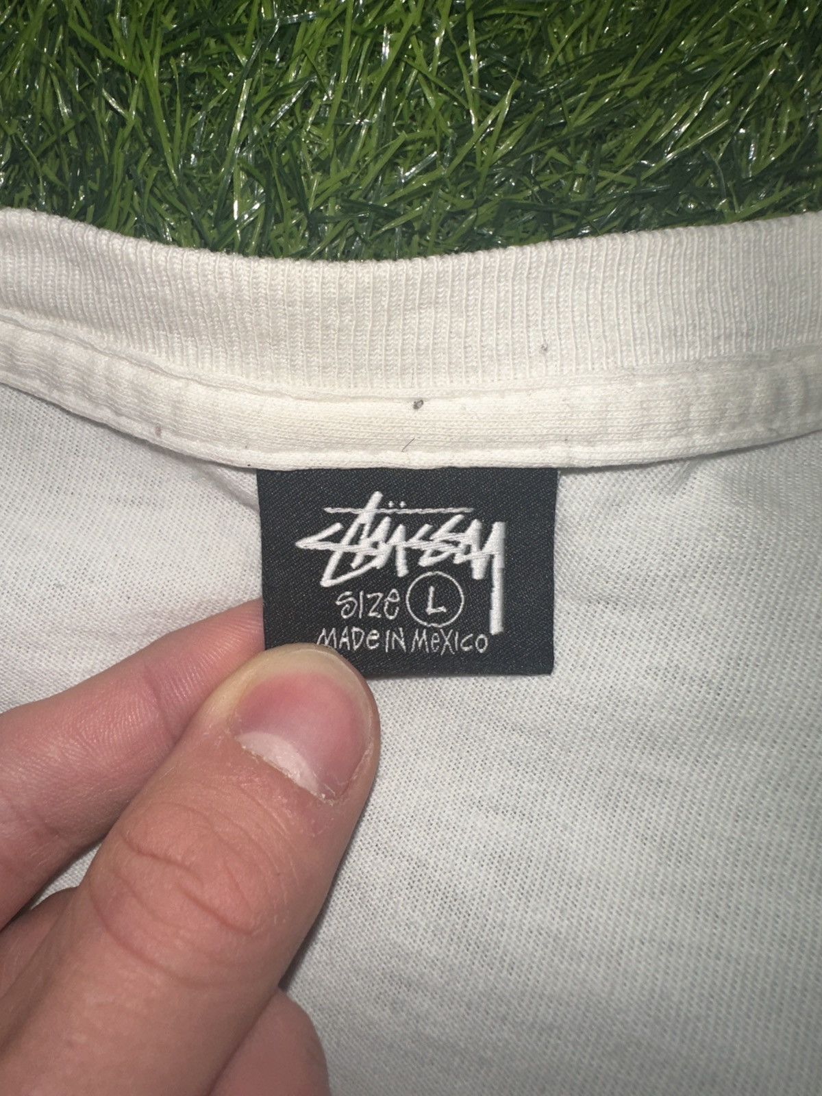 Stussy Stussy y2k big logo tee shirt size Large Size US L / EU 52-54 / 3 - 4 Thumbnail