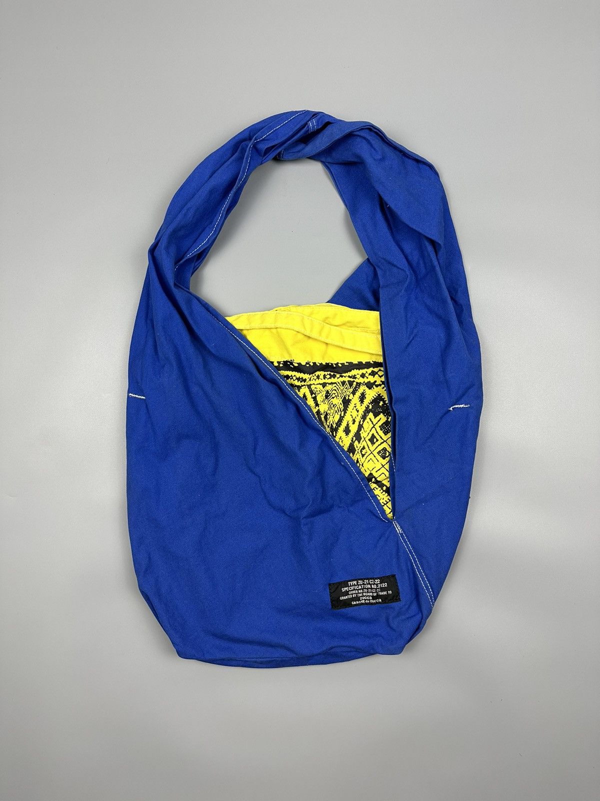 CABANE de ZUCCa × Japanese Brand × Zucca 🔥RARE🔥 CABANE DE ZUCCA DOUBLE SLING BAG TRIBAL DESIGN Size ONE SIZE - 1 Thumbnail